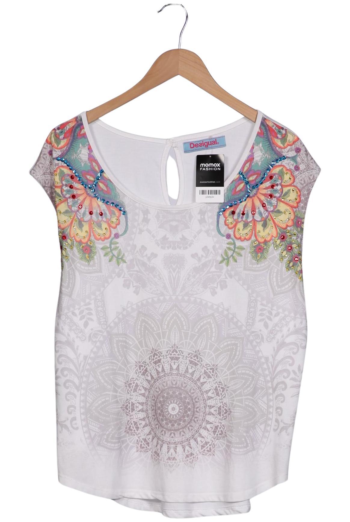 

Desigual Damen T-Shirt, weiß, Gr. 44