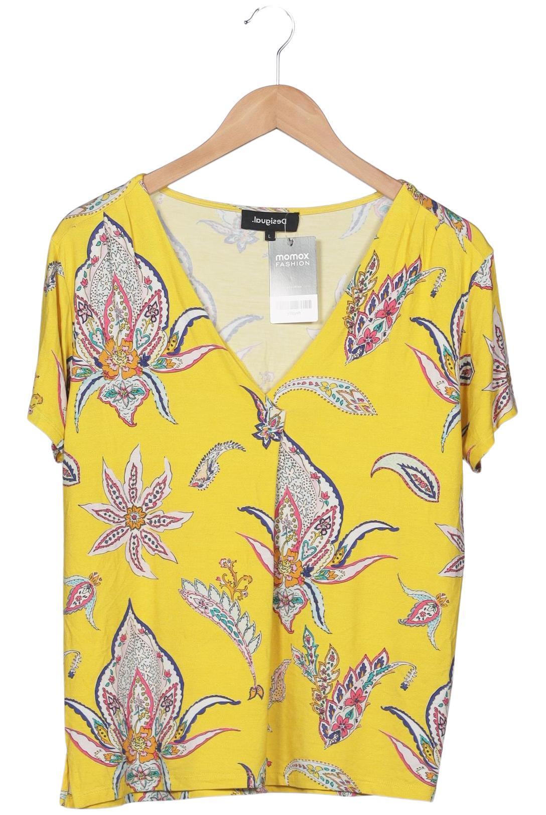

Desigual Damen T-Shirt, gelb, Gr. 42