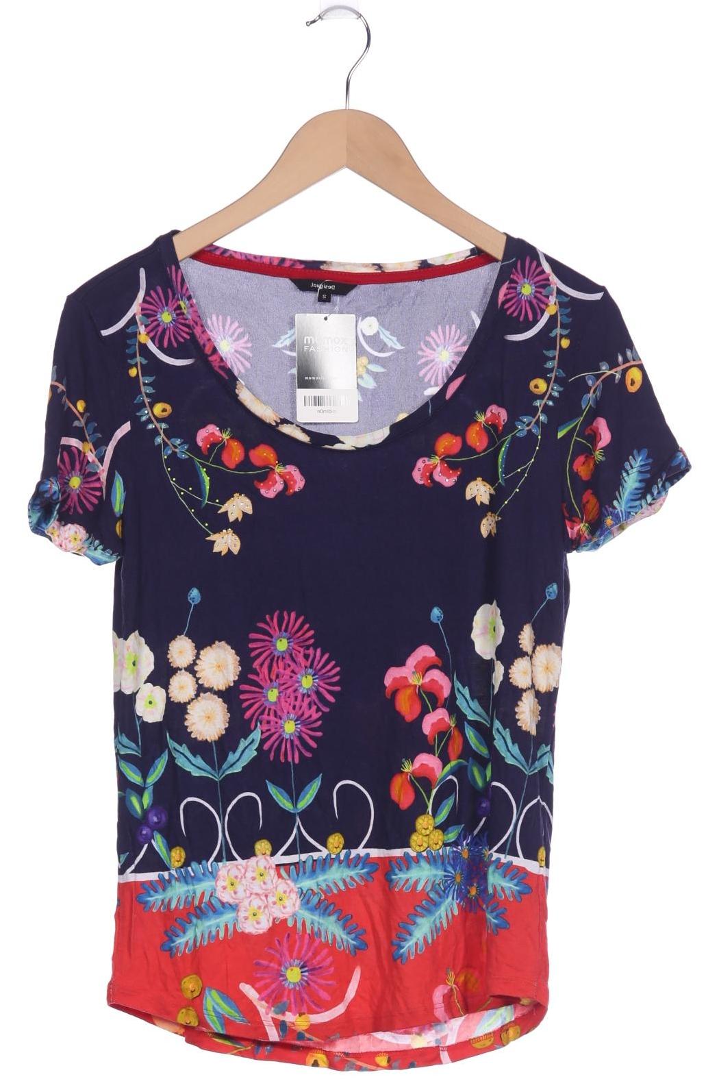 

Desigual Damen T-Shirt, marineblau, Gr. 36