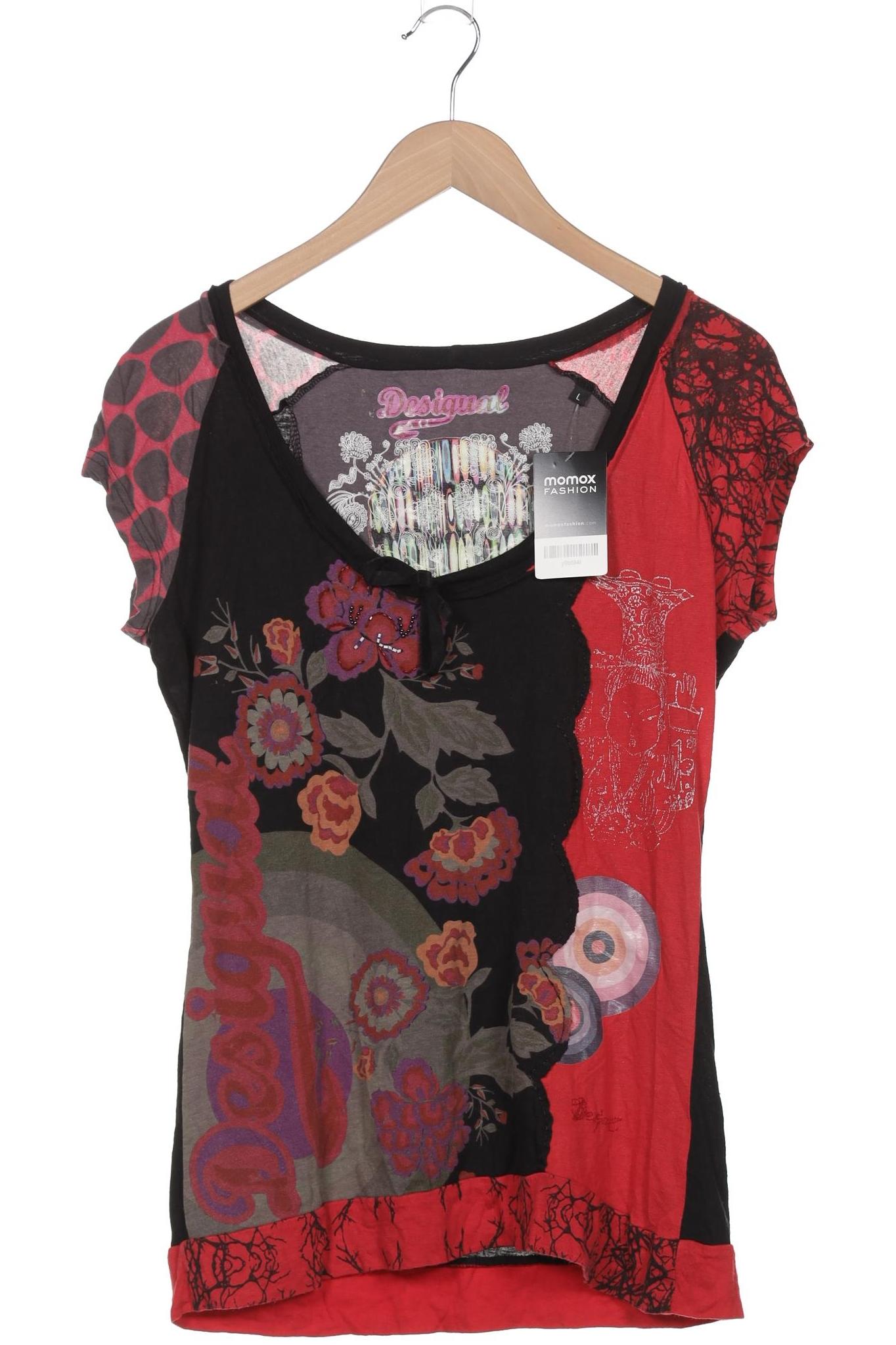 

Desigual Damen T-Shirt, rot, Gr. 42