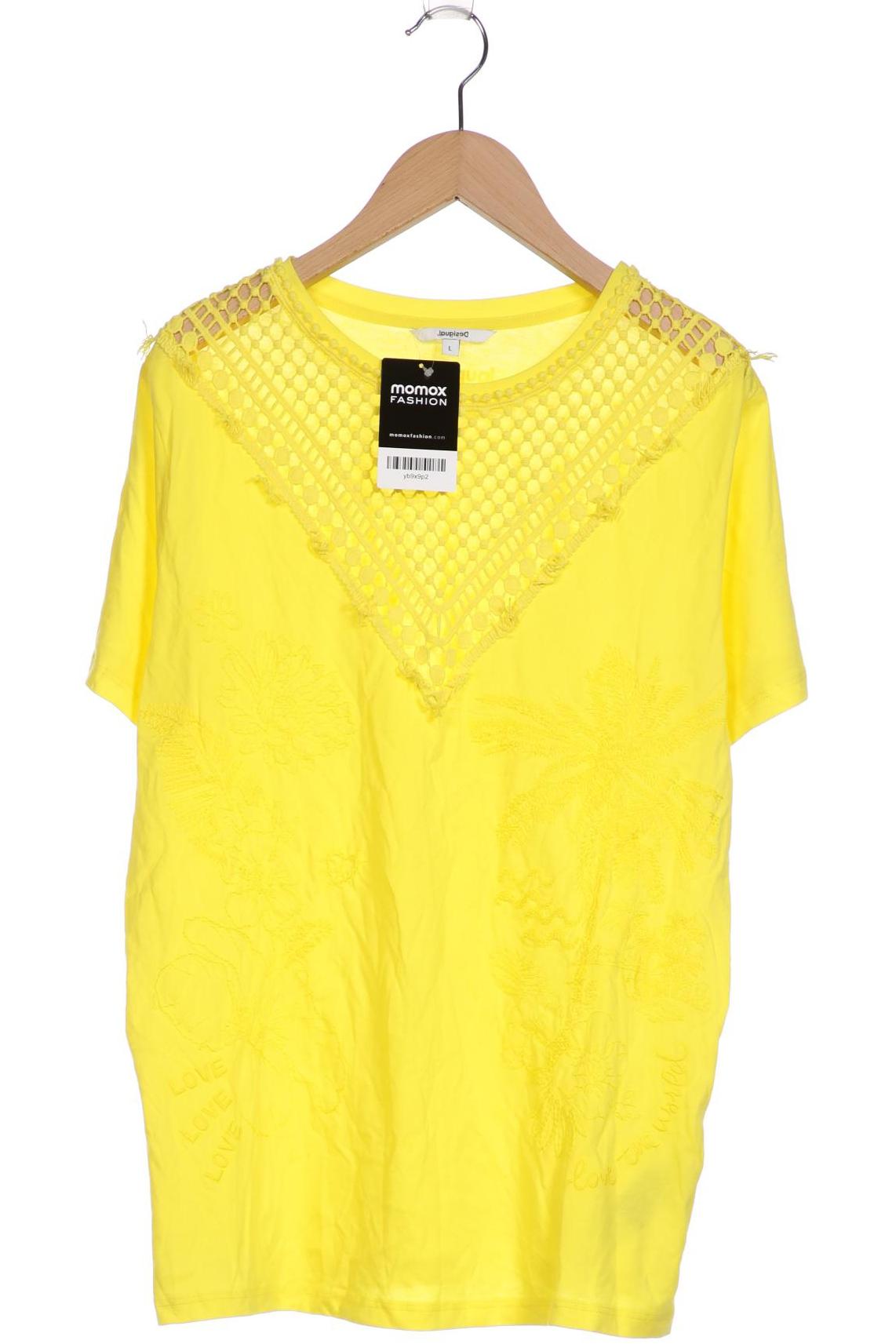 

Desigual Damen T-Shirt, gelb, Gr. 42