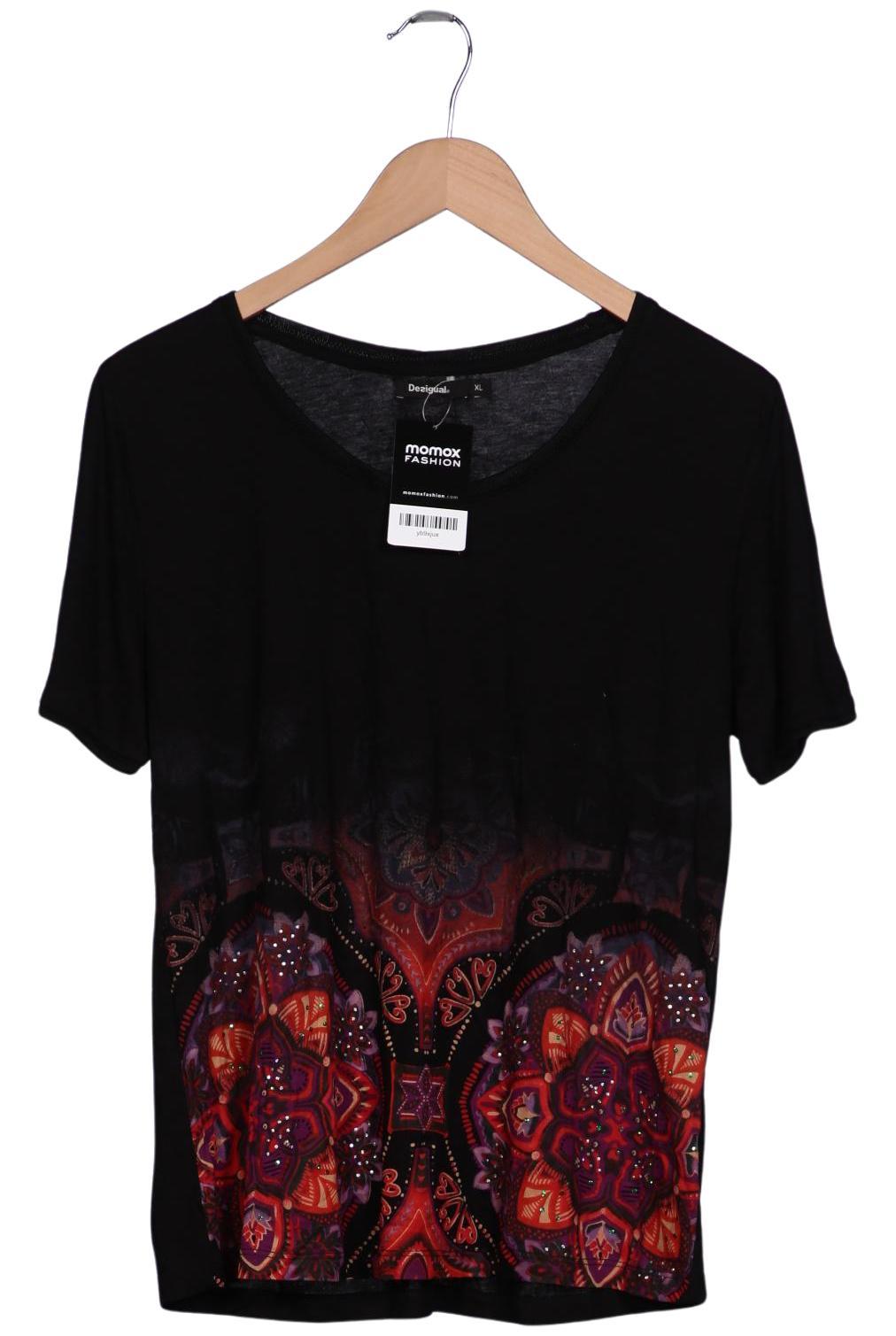 

Desigual Damen T-Shirt, schwarz, Gr. 44
