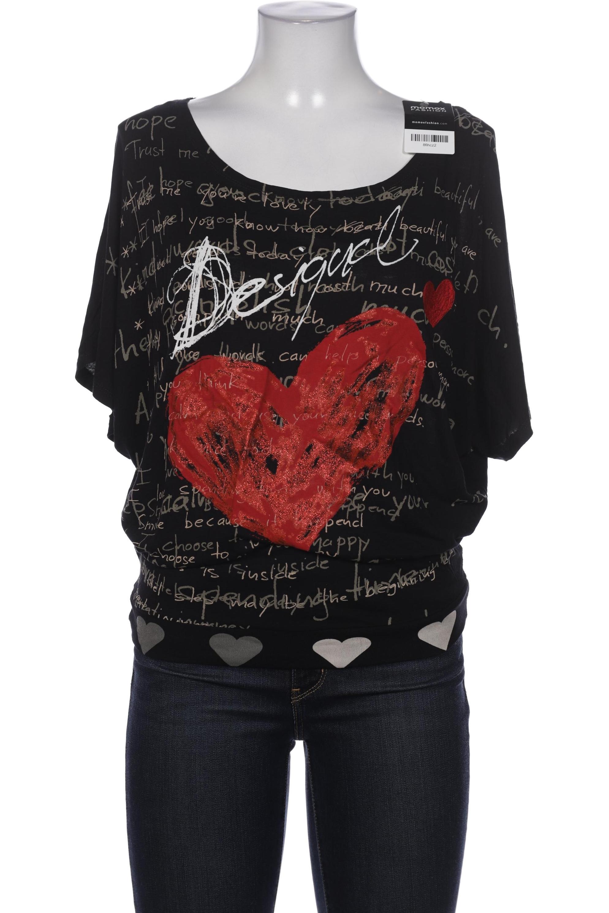 

Desigual Damen T-Shirt, schwarz, Gr. 36