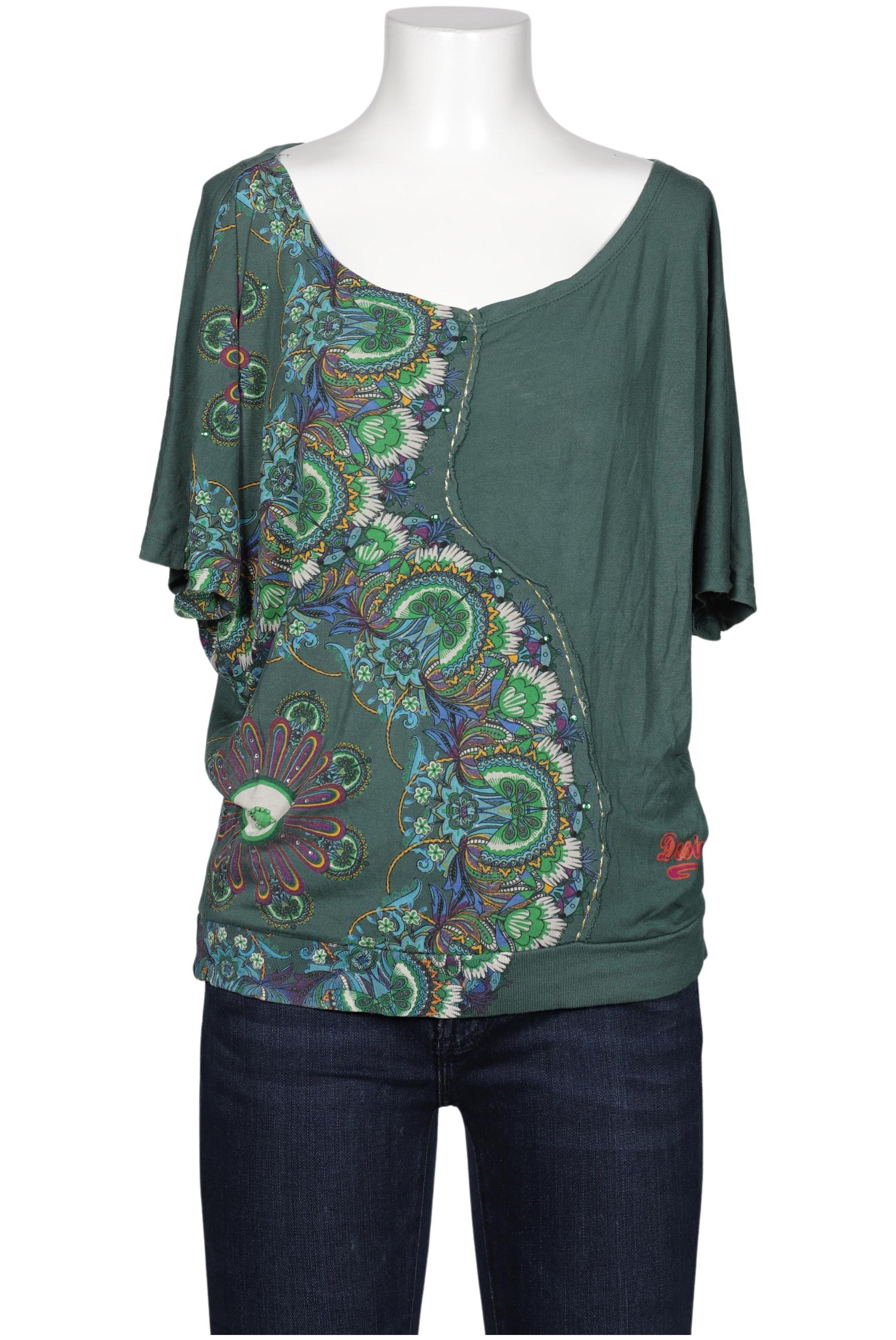 

Desigual Damen T-Shirt, grün, Gr. 38
