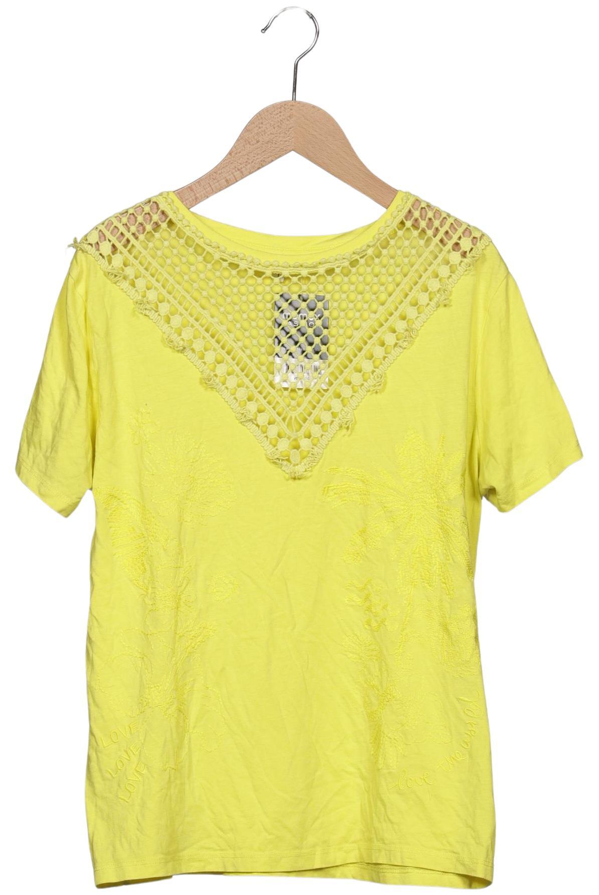 

Desigual Damen T-Shirt, gelb, Gr. 42
