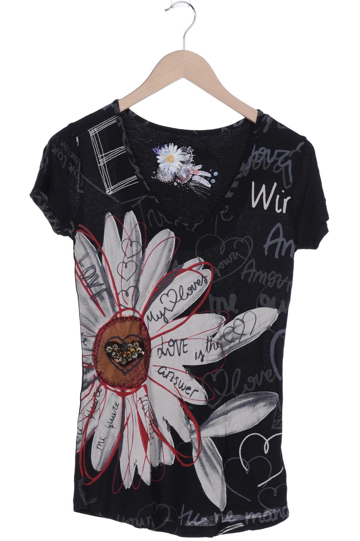 

Desigual Damen T-Shirt, schwarz