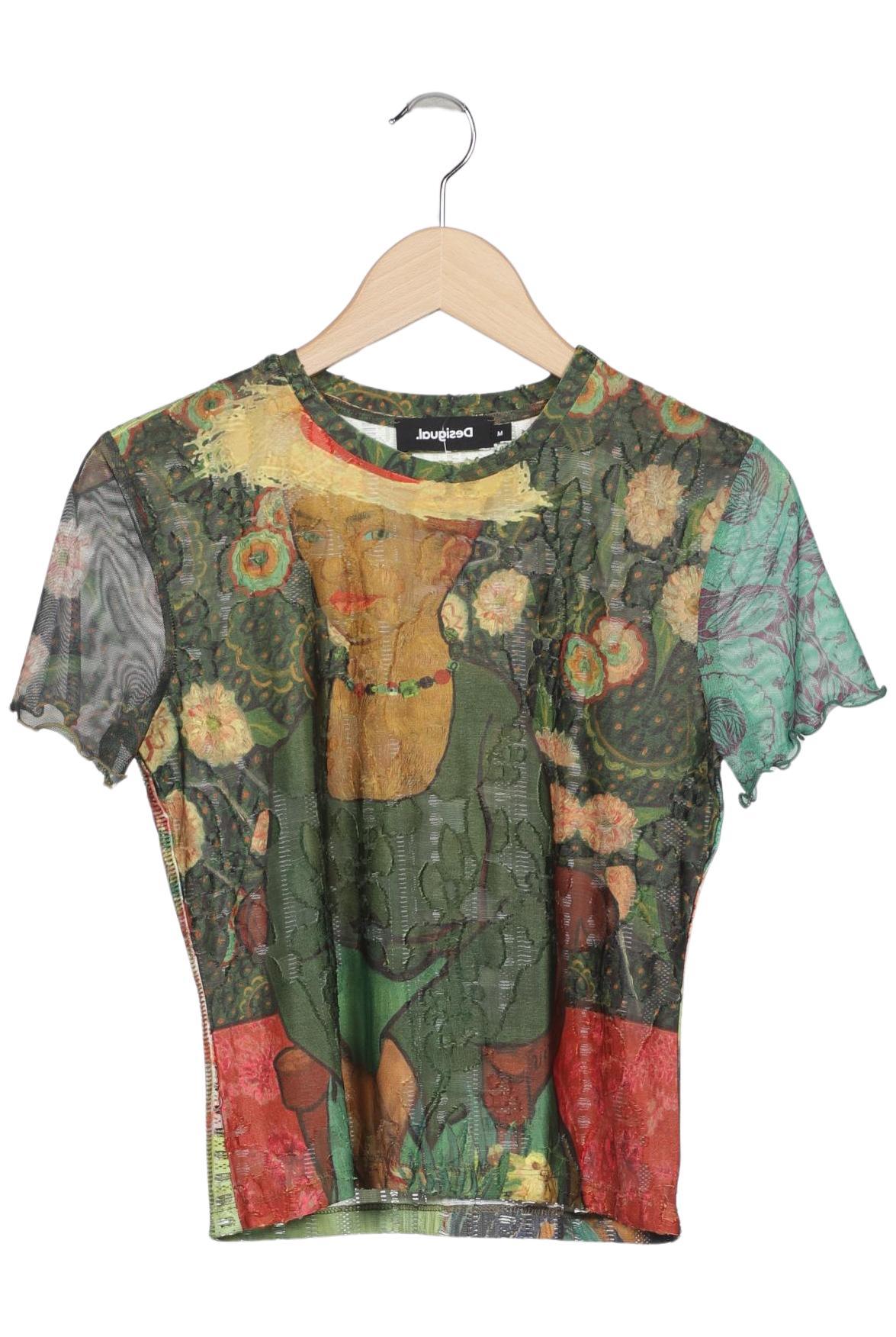 

Desigual Damen T-Shirt, grün, Gr. 38