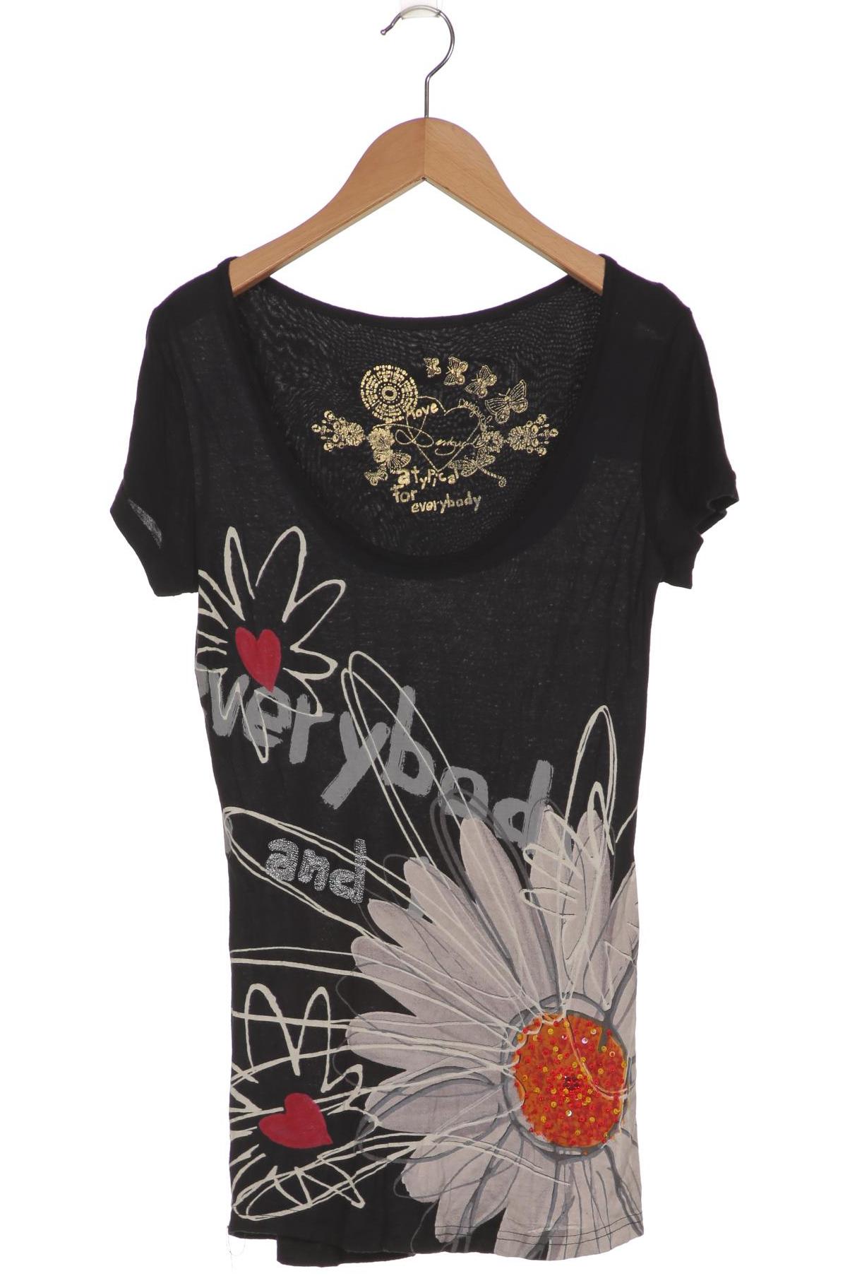 

Desigual Damen T-Shirt, schwarz