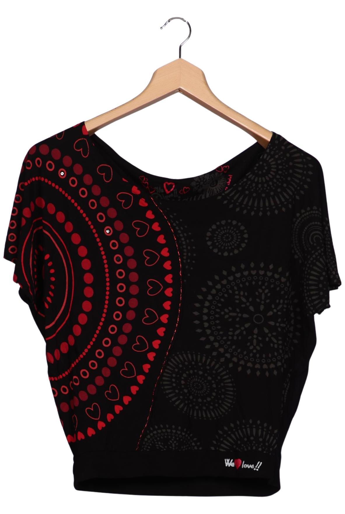 

Desigual Damen T-Shirt, schwarz, Gr. 38