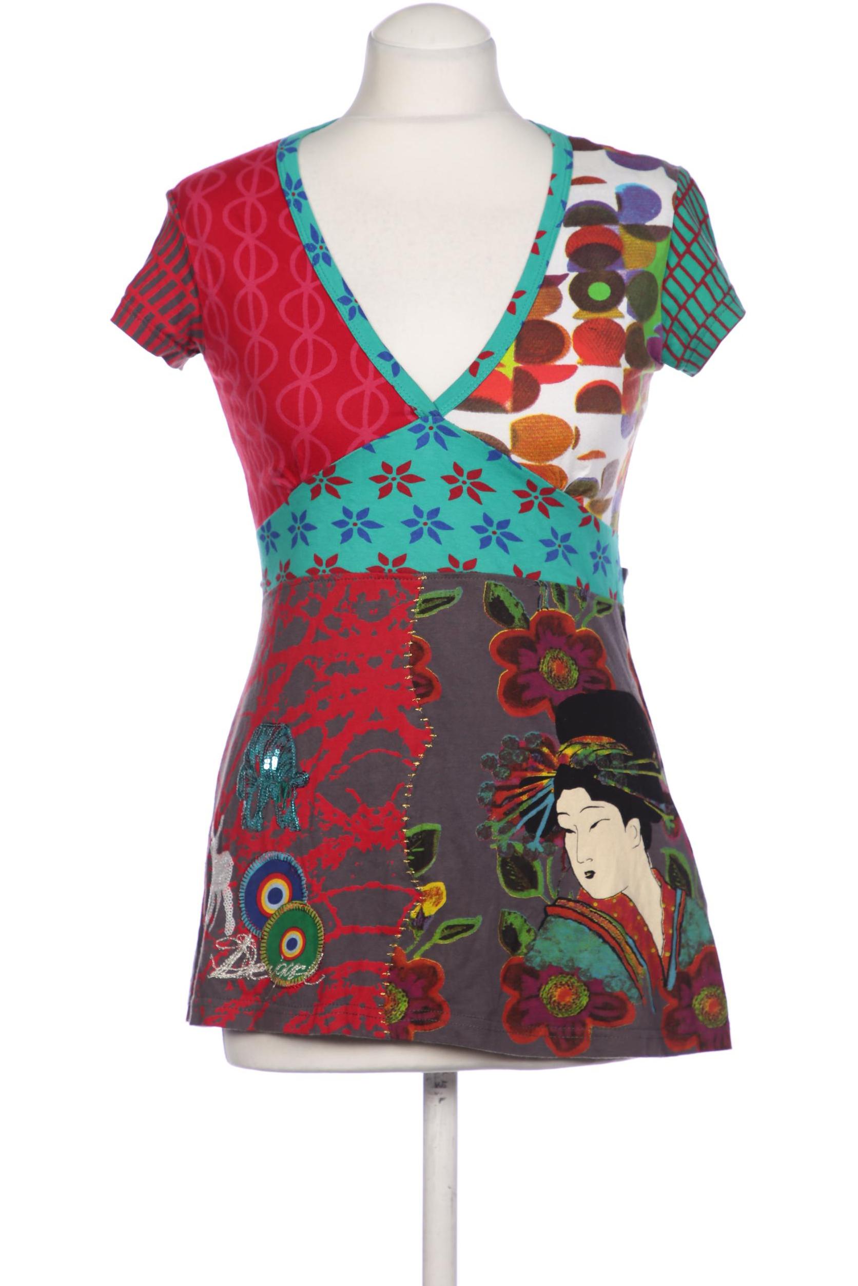 

Desigual Damen T-Shirt, mehrfarbig, Gr. 38