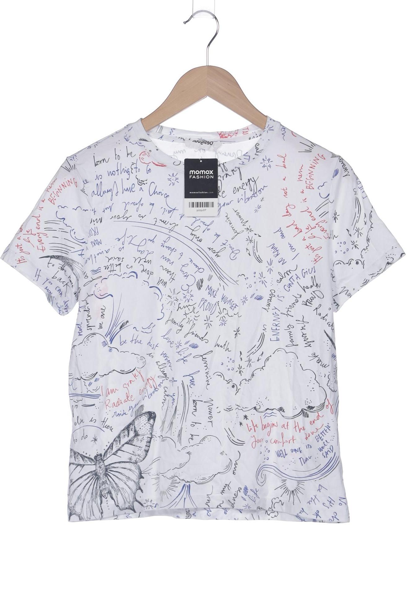 

Desigual Damen T-Shirt, weiß, Gr. 38
