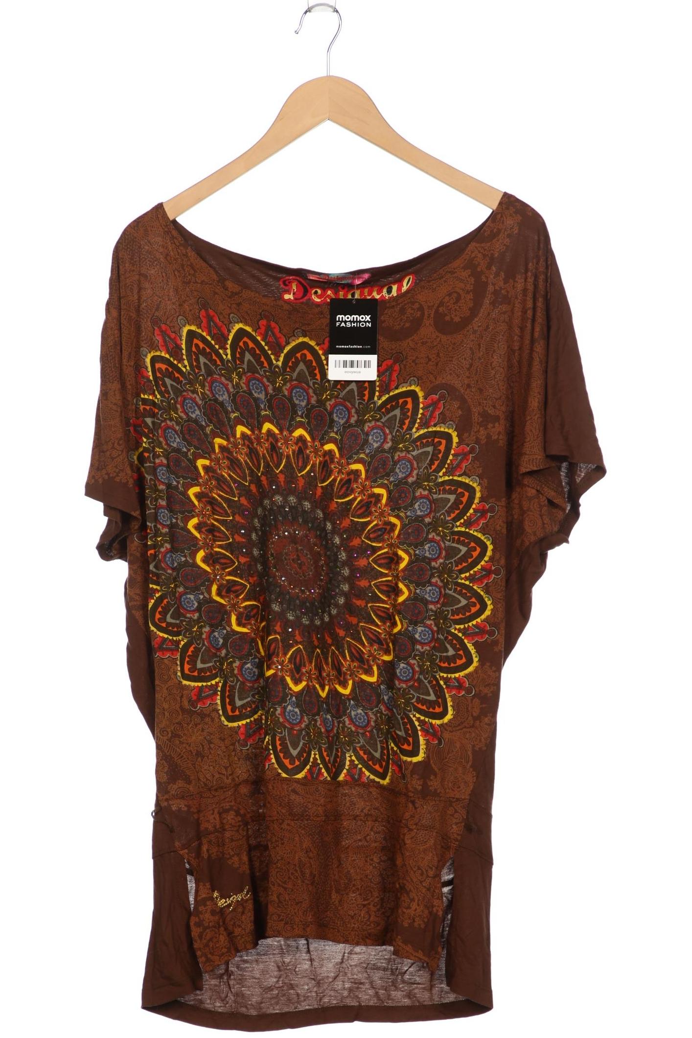

Desigual Damen T-Shirt, braun, Gr. 42