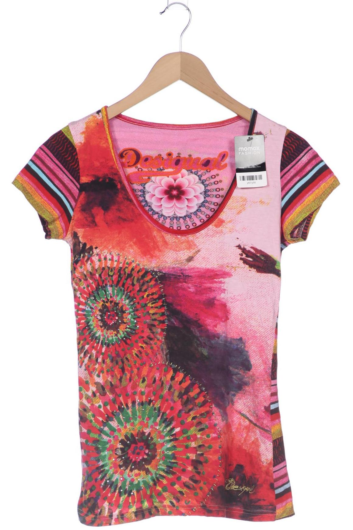 

Desigual Damen T-Shirt, mehrfarbig, Gr. 36