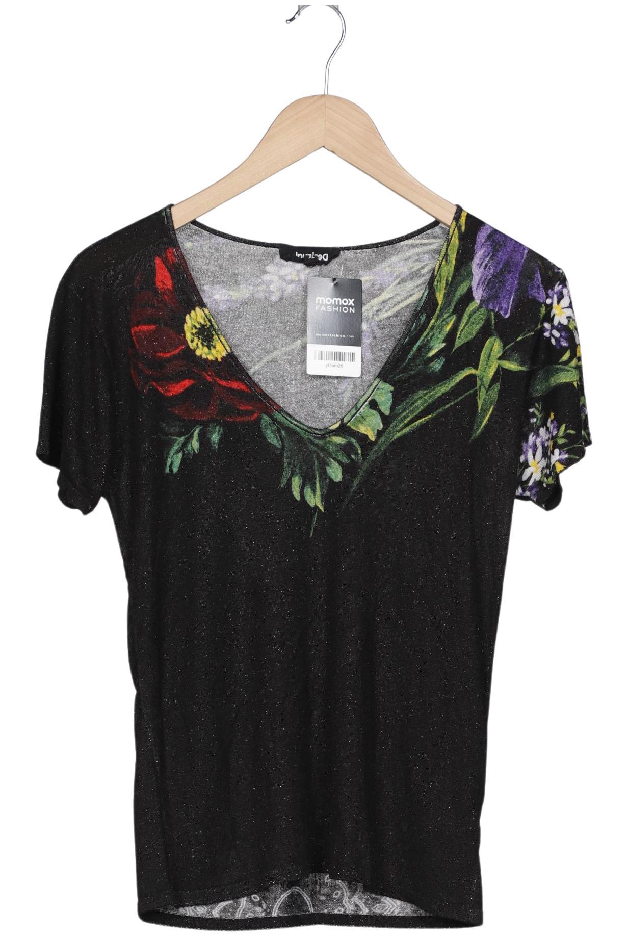 

Desigual Damen T-Shirt, schwarz, Gr. 44