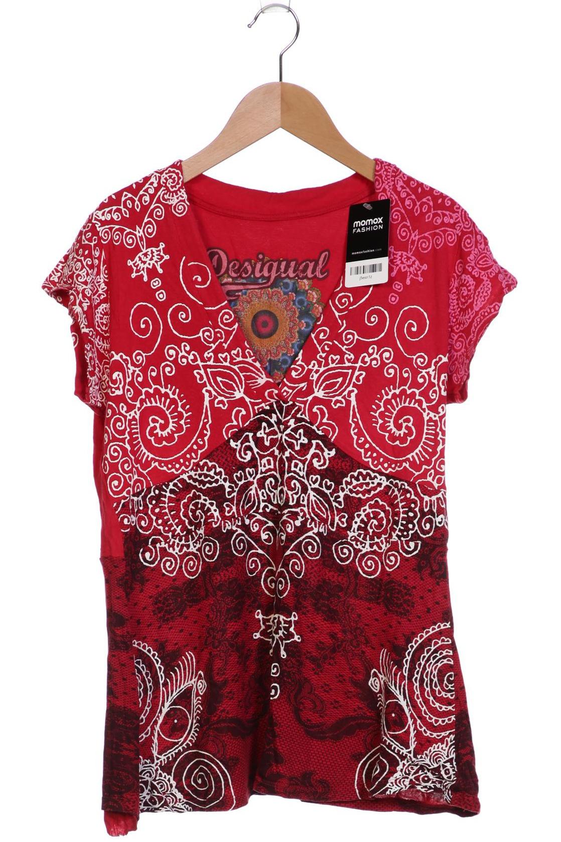 

Desigual Damen T-Shirt, rot, Gr. 44