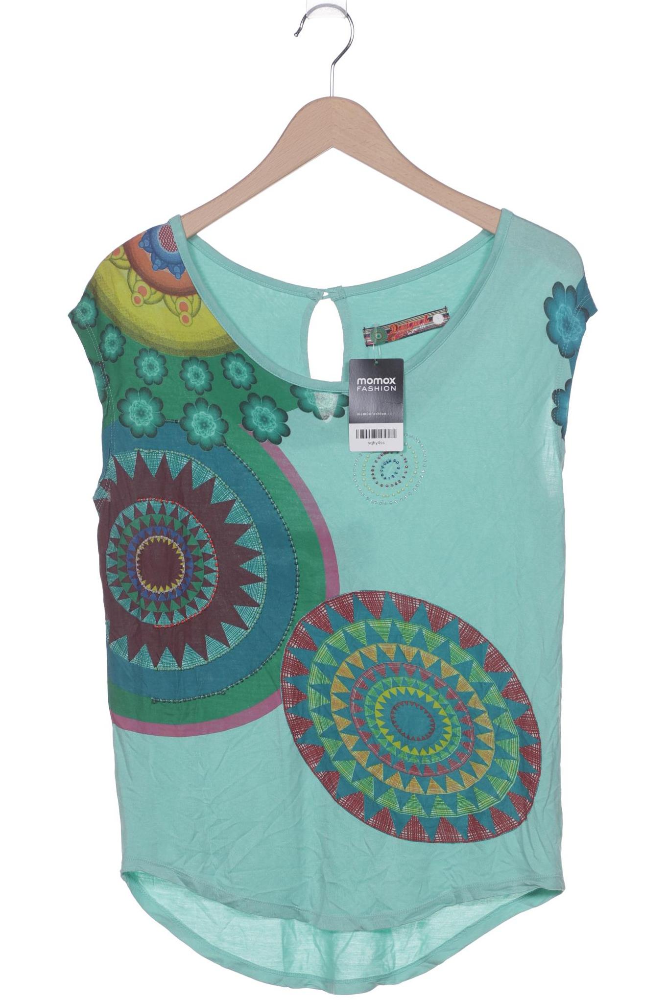 

Desigual Damen T-Shirt, hellgrün, Gr. 36