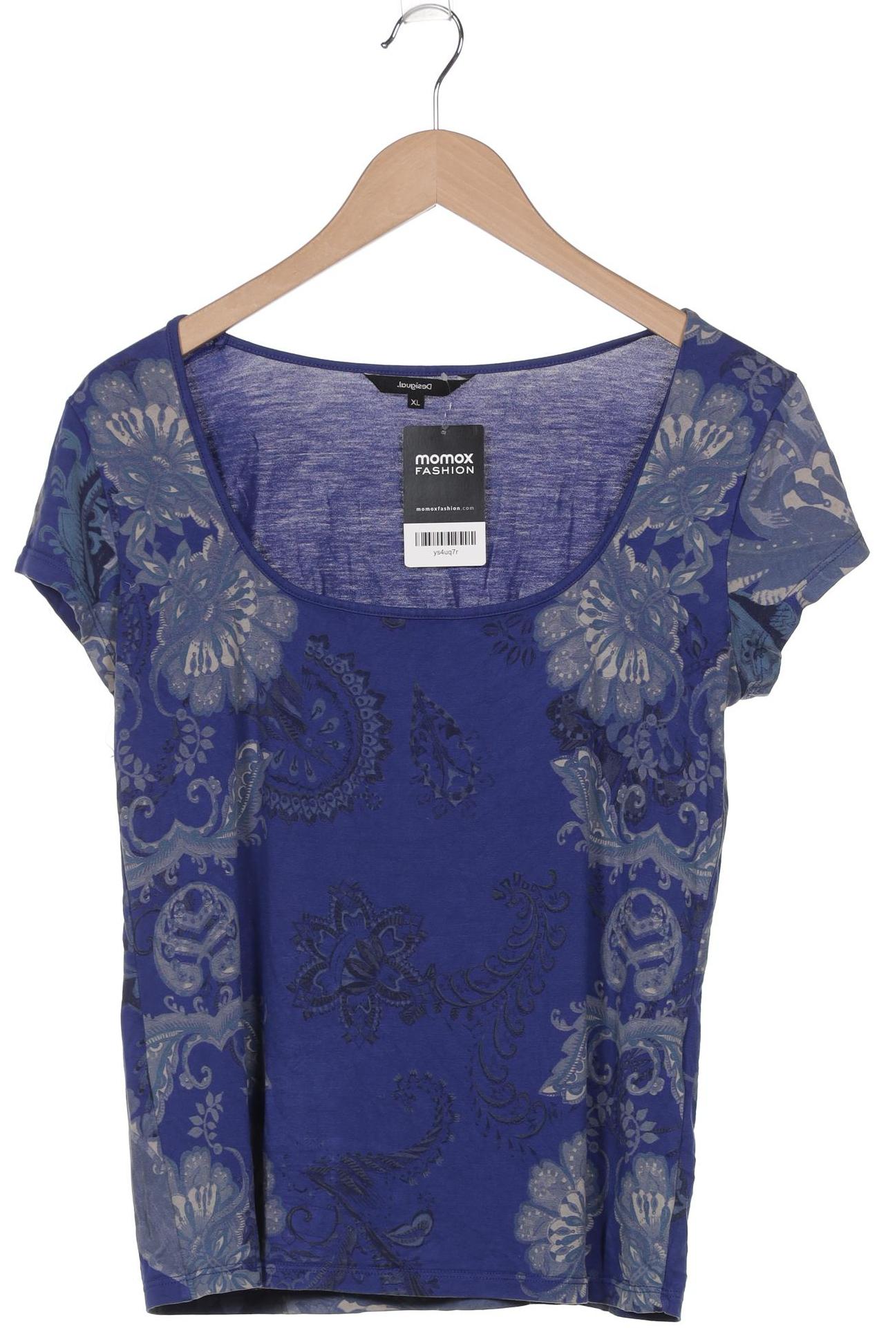 

Desigual Damen T-Shirt, blau, Gr. 44