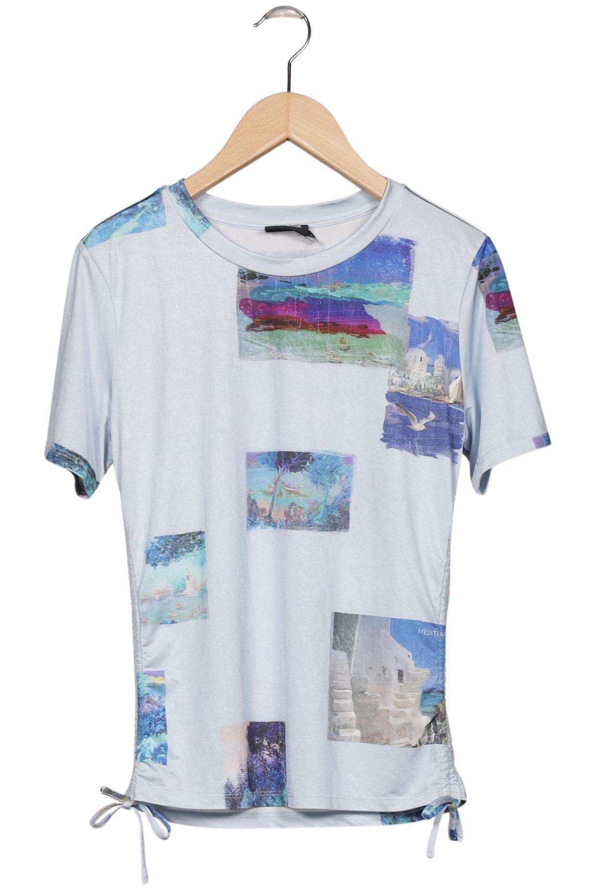 

Desigual Damen T-Shirt, hellblau, Gr. 42