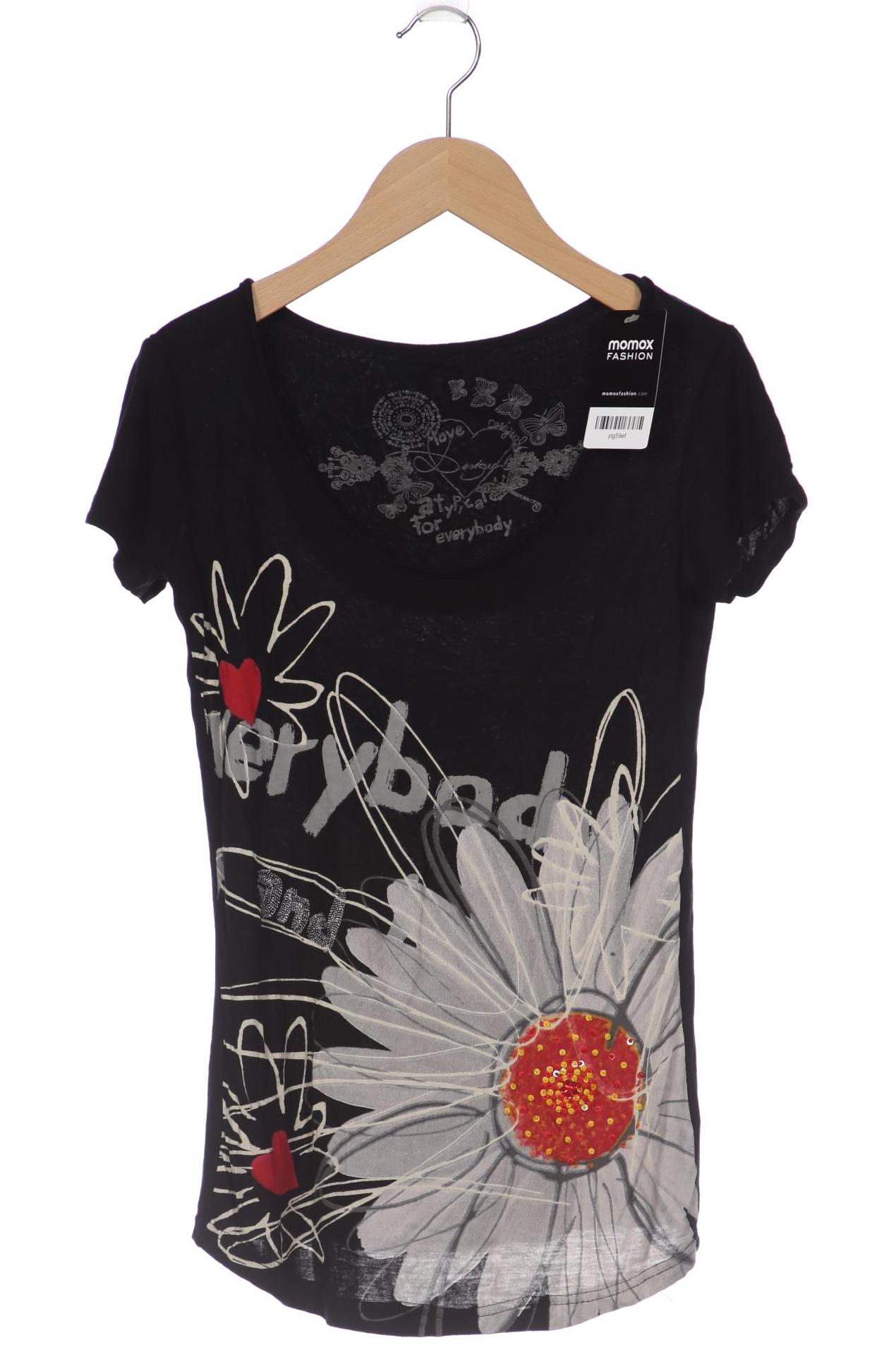 

Desigual Damen T-Shirt, schwarz