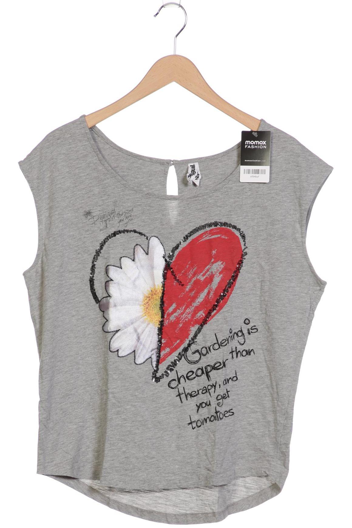 

Desigual Damen T-Shirt, grau, Gr. 42