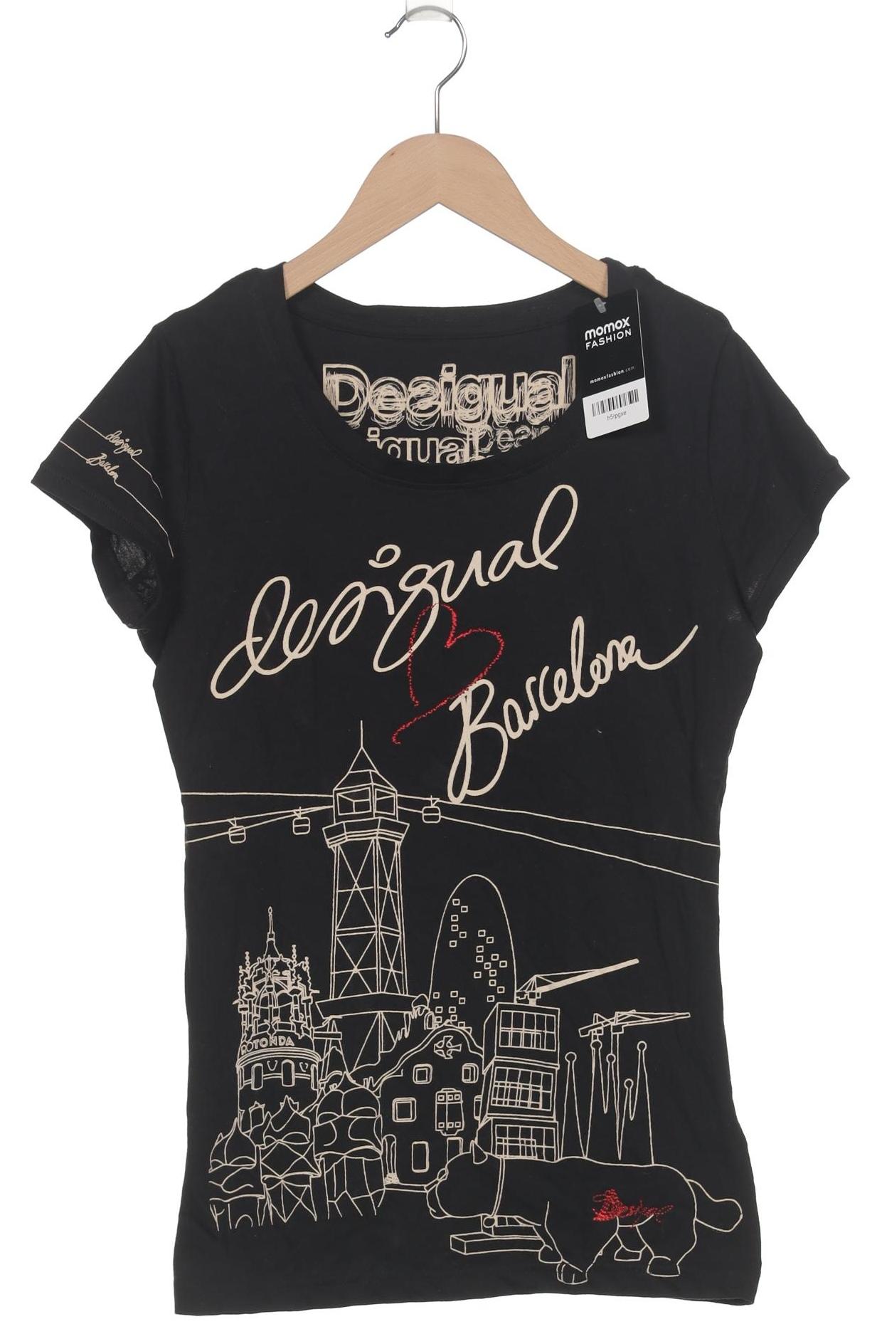 

Desigual Damen T-Shirt, schwarz, Gr. 42