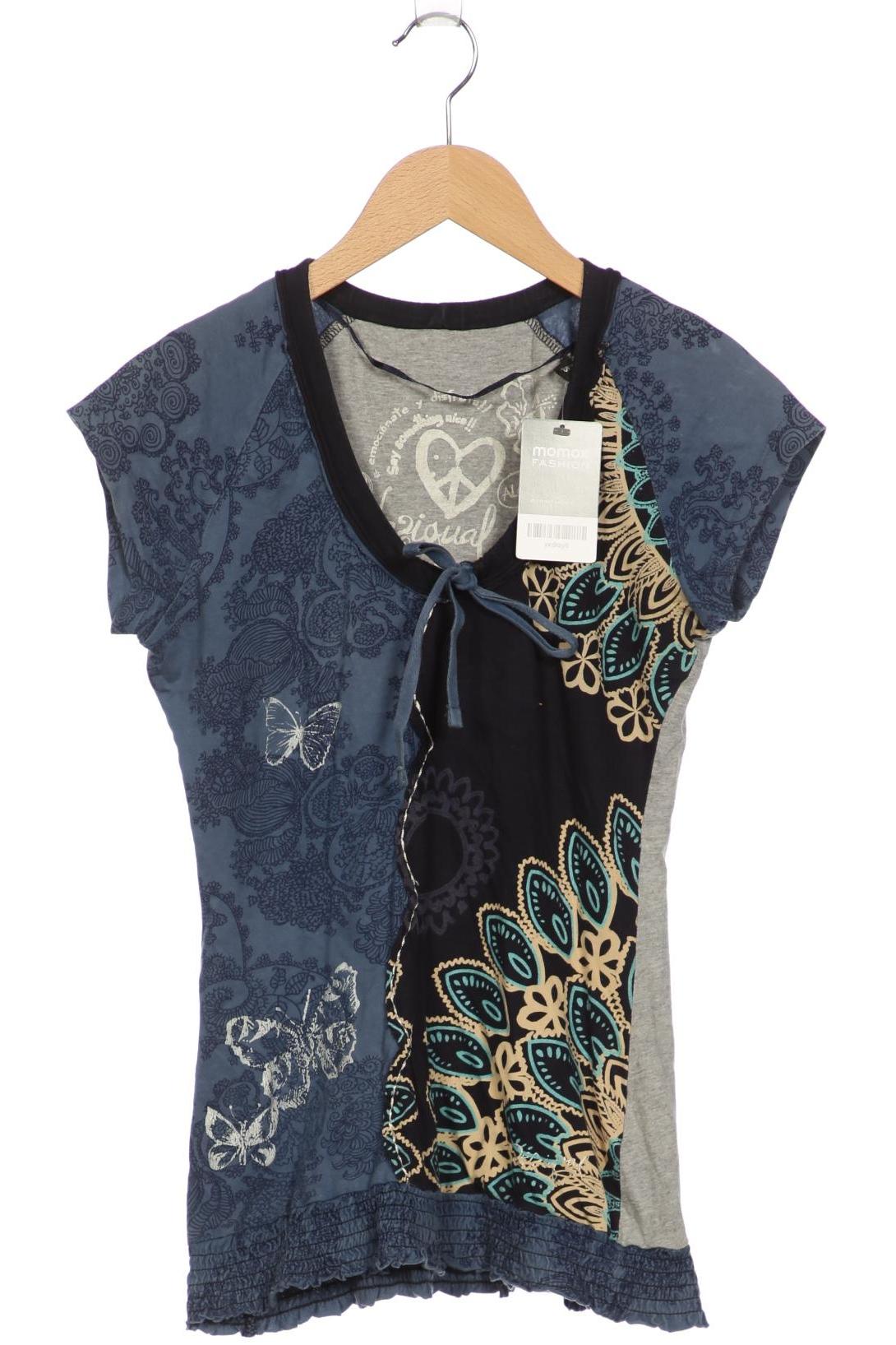 

Desigual Damen T-Shirt, blau, Gr. 36