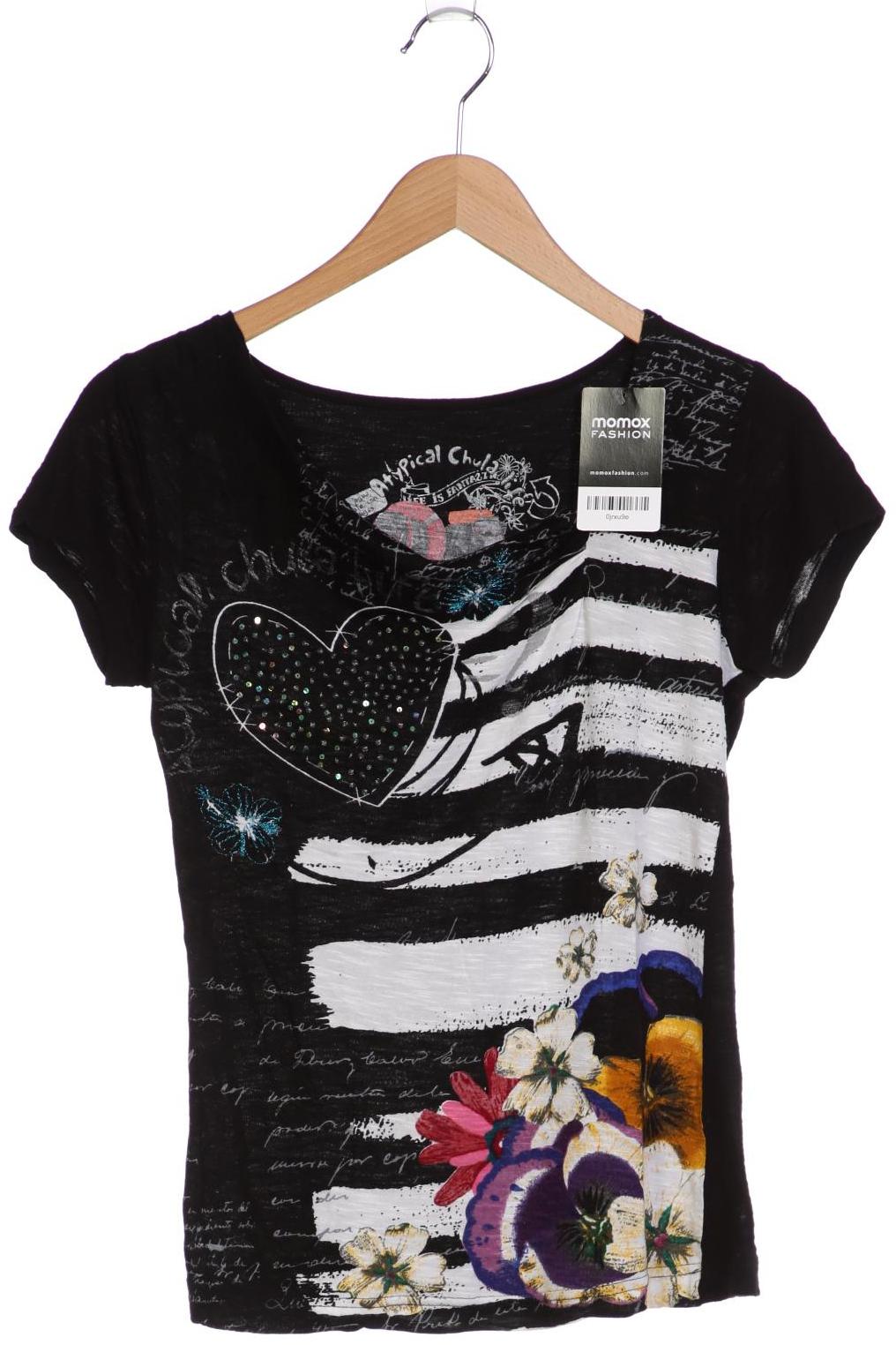 

Desigual Damen T-Shirt, schwarz, Gr. 36