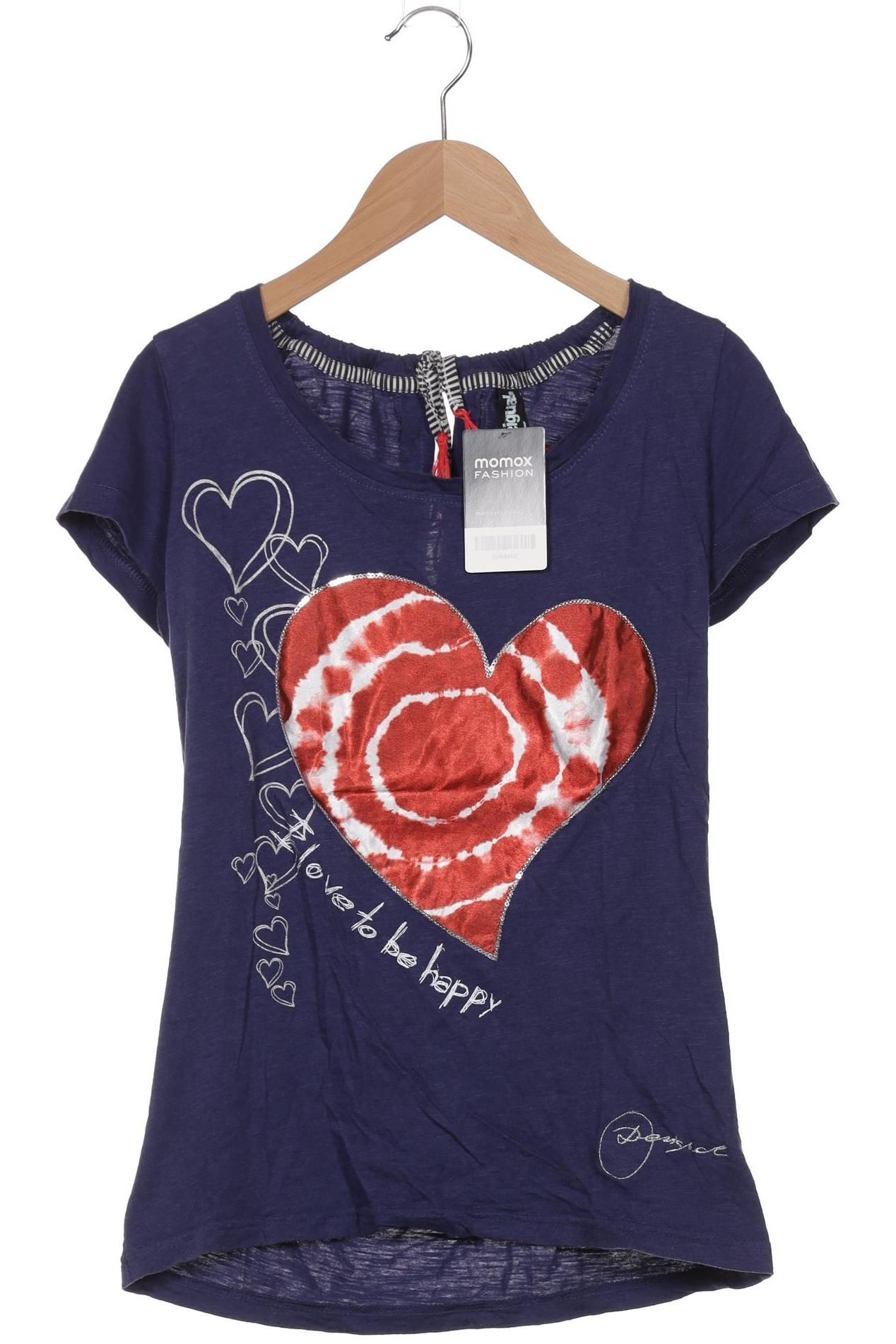 

Desigual Damen T-Shirt, marineblau, Gr. 38