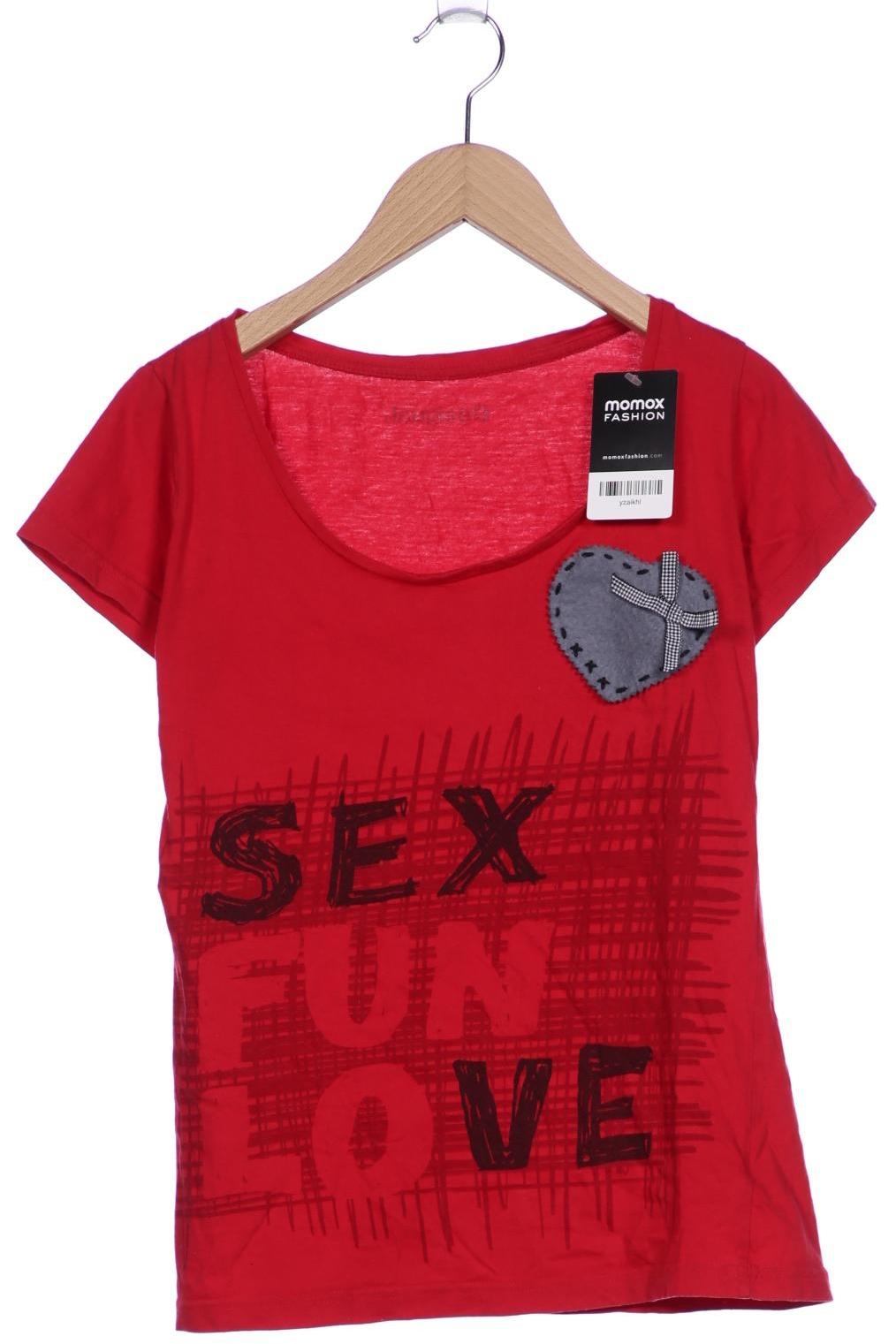 

Desigual Damen T-Shirt, rot, Gr. 36