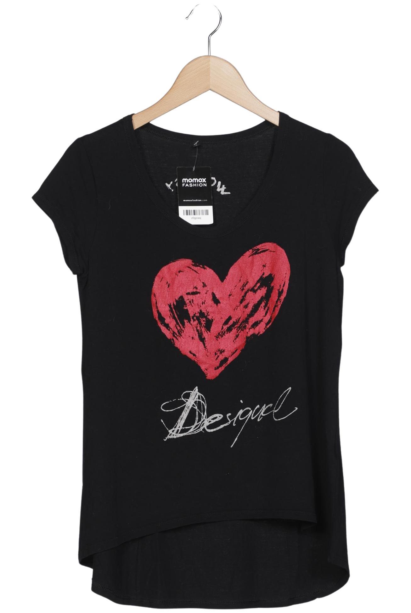 

Desigual Damen T-Shirt, schwarz, Gr. 42