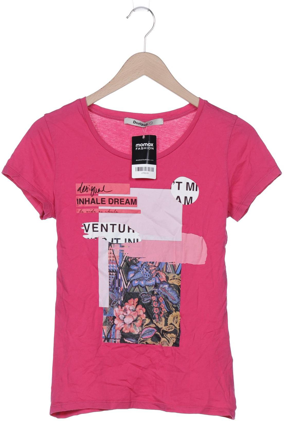 

Desigual Damen T-Shirt, pink, Gr. 36