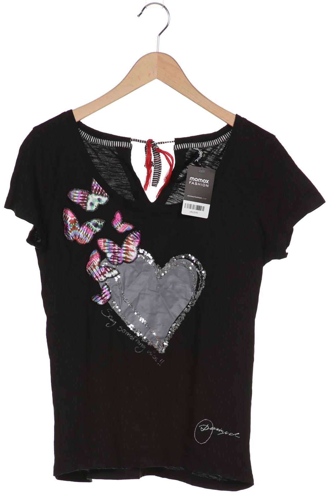 

Desigual Damen T-Shirt, schwarz, Gr. 44