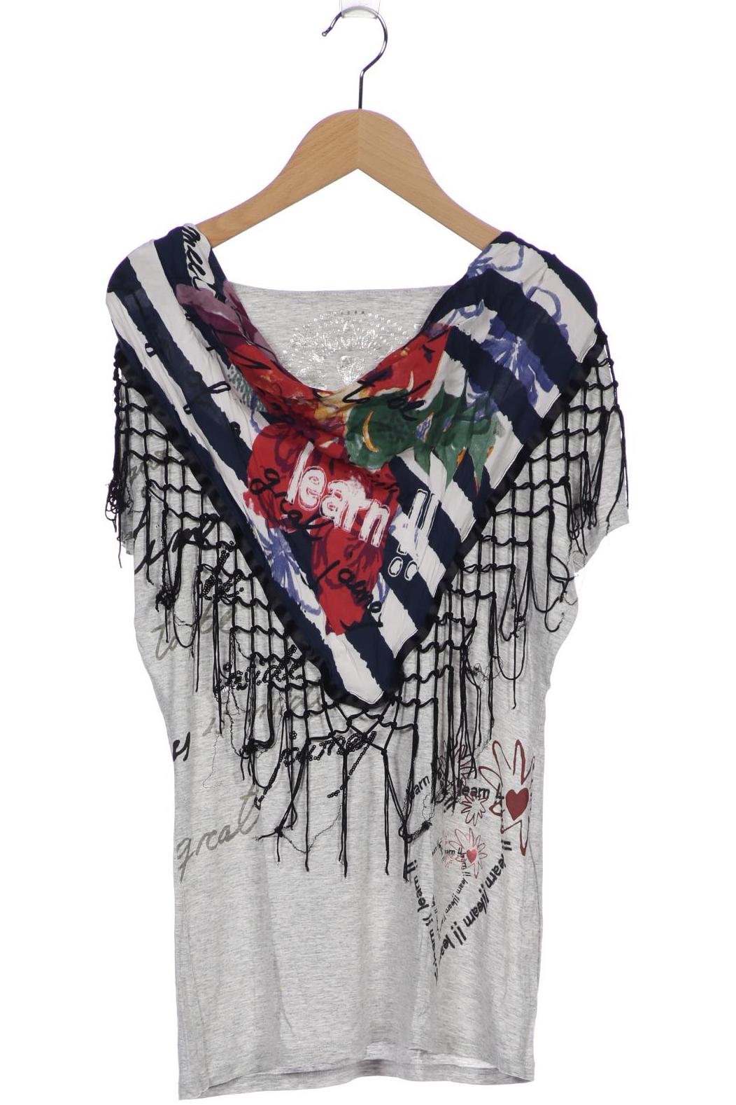 

Desigual Damen T-Shirt, grau, Gr. 38