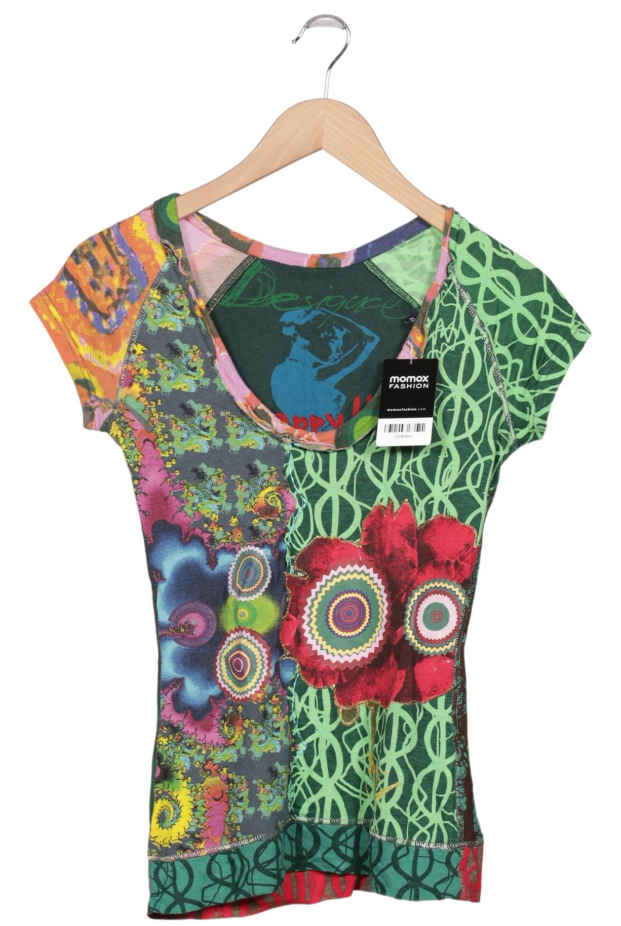 

Desigual Damen T-Shirt, mehrfarbig, Gr. 34