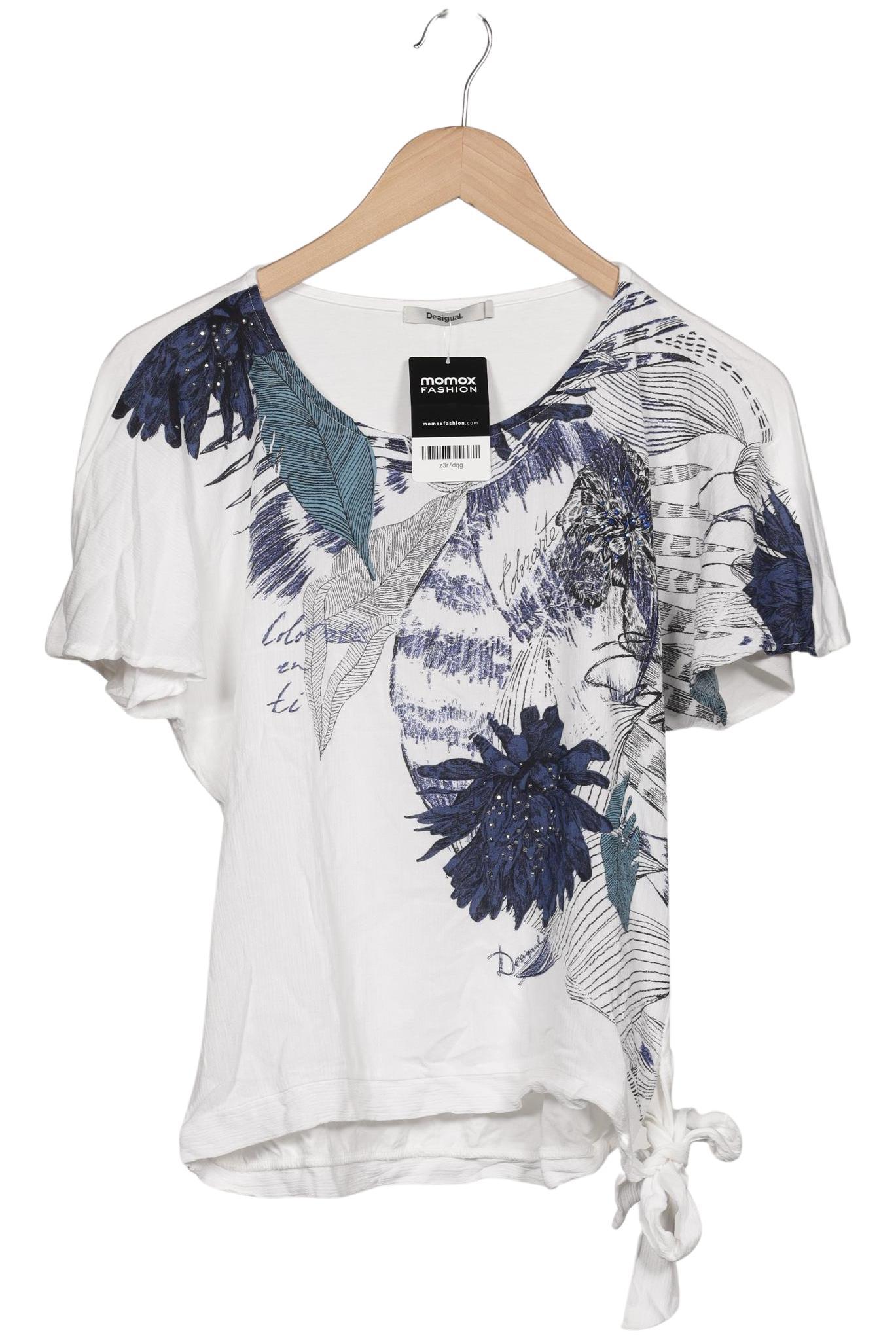 

Desigual Damen T-Shirt, weiß, Gr. 42