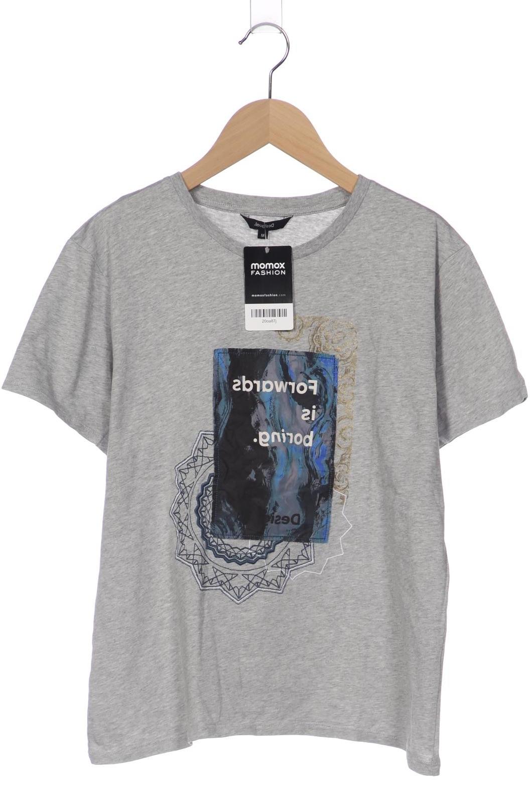 

Desigual Damen T-Shirt, grau, Gr. 38
