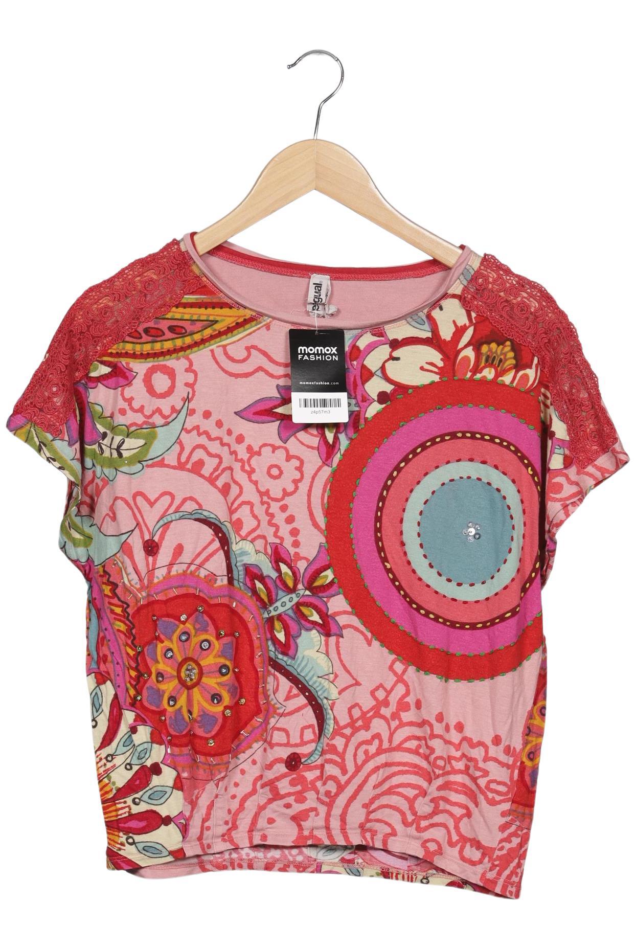 

Desigual Damen T-Shirt, pink, Gr. 34
