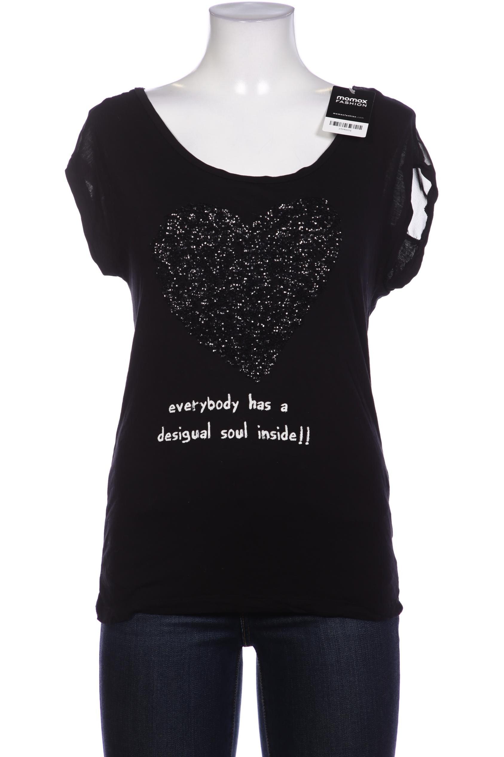 

Desigual Damen T-Shirt, schwarz, Gr. 38