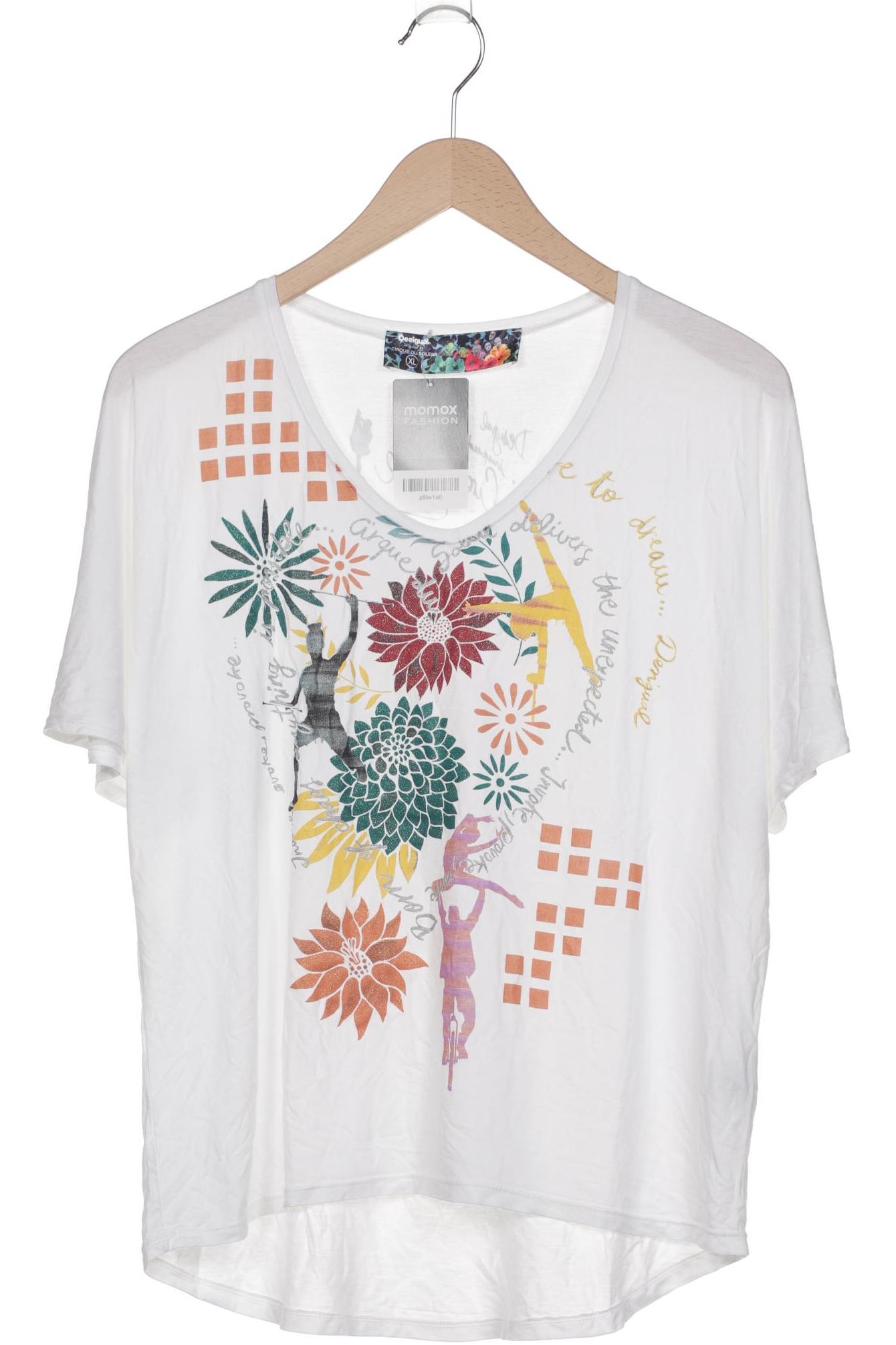 

Desigual Damen T-Shirt, weiß, Gr. 44