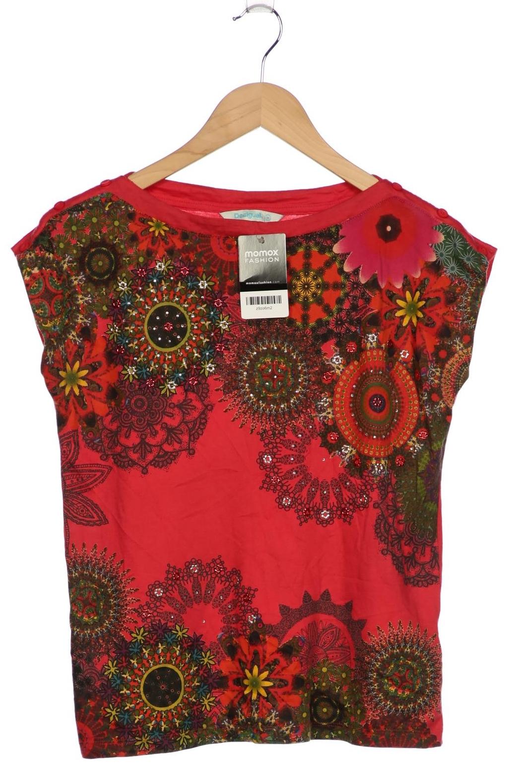 

Desigual Damen T-Shirt, rot, Gr. 38