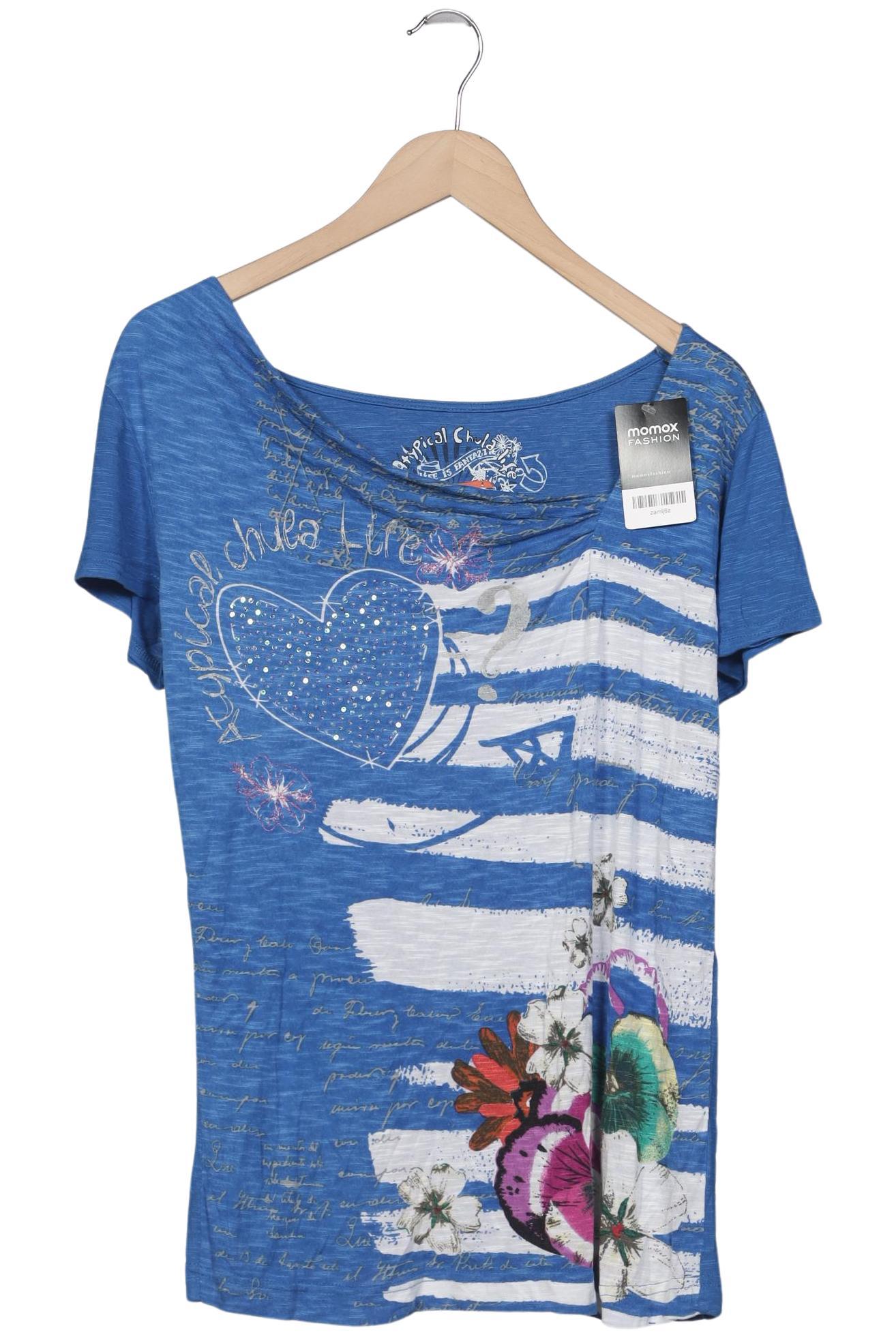 

Desigual Damen T-Shirt, blau, Gr. 44