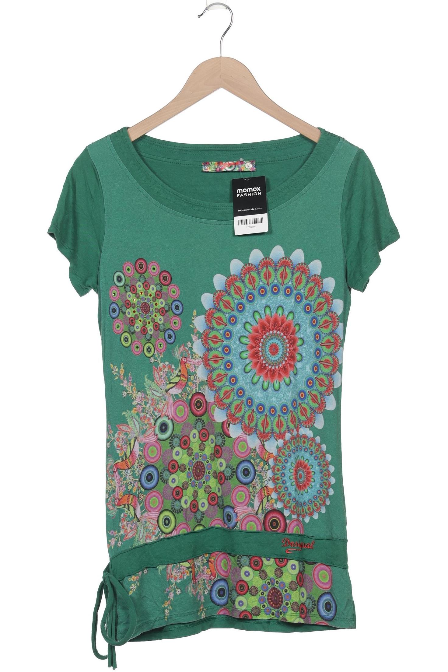

Desigual Damen T-Shirt, grün, Gr. 38
