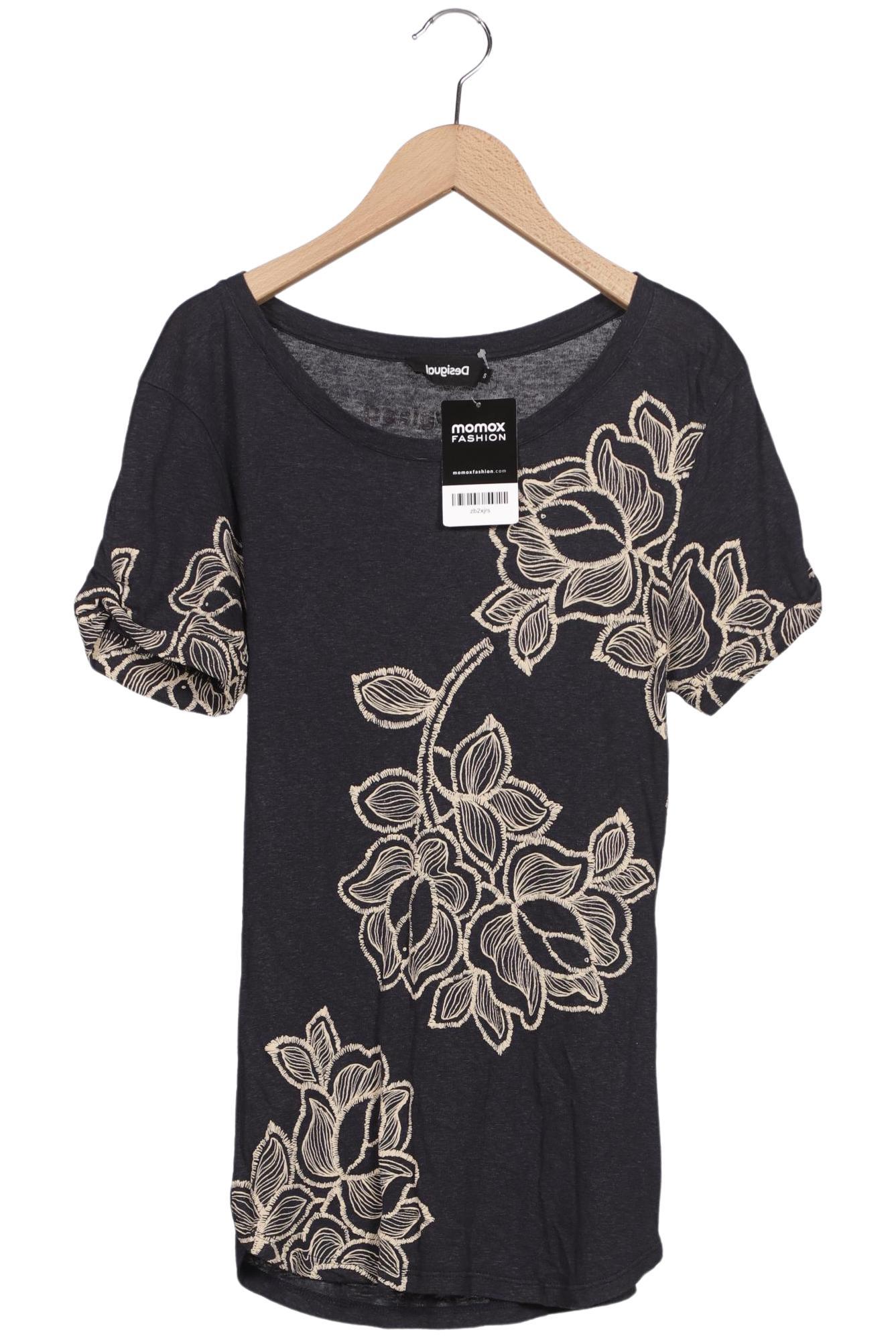 

Desigual Damen T-Shirt, marineblau, Gr. 36