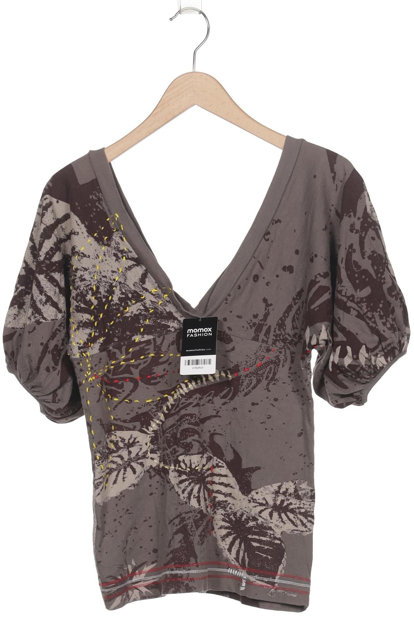 

Desigual Damen T-Shirt, grau, Gr. 38