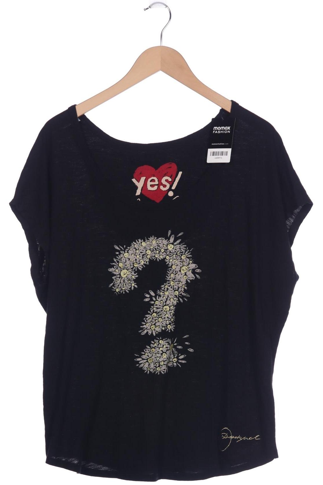 

Desigual Damen T-Shirt, schwarz, Gr. 42