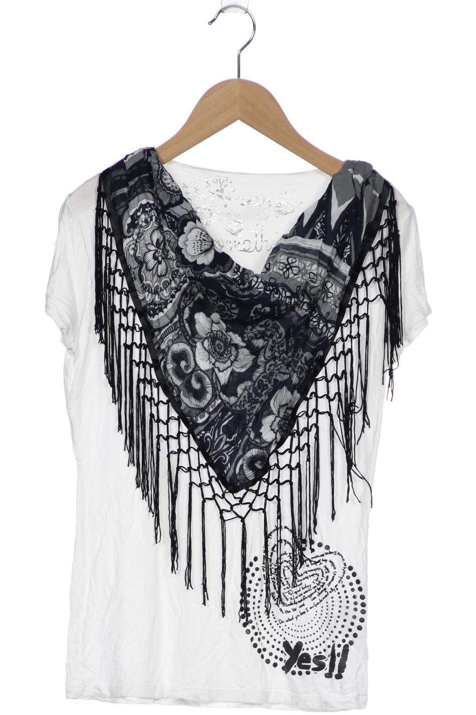 

Desigual Damen T-Shirt, weiß, Gr. 36