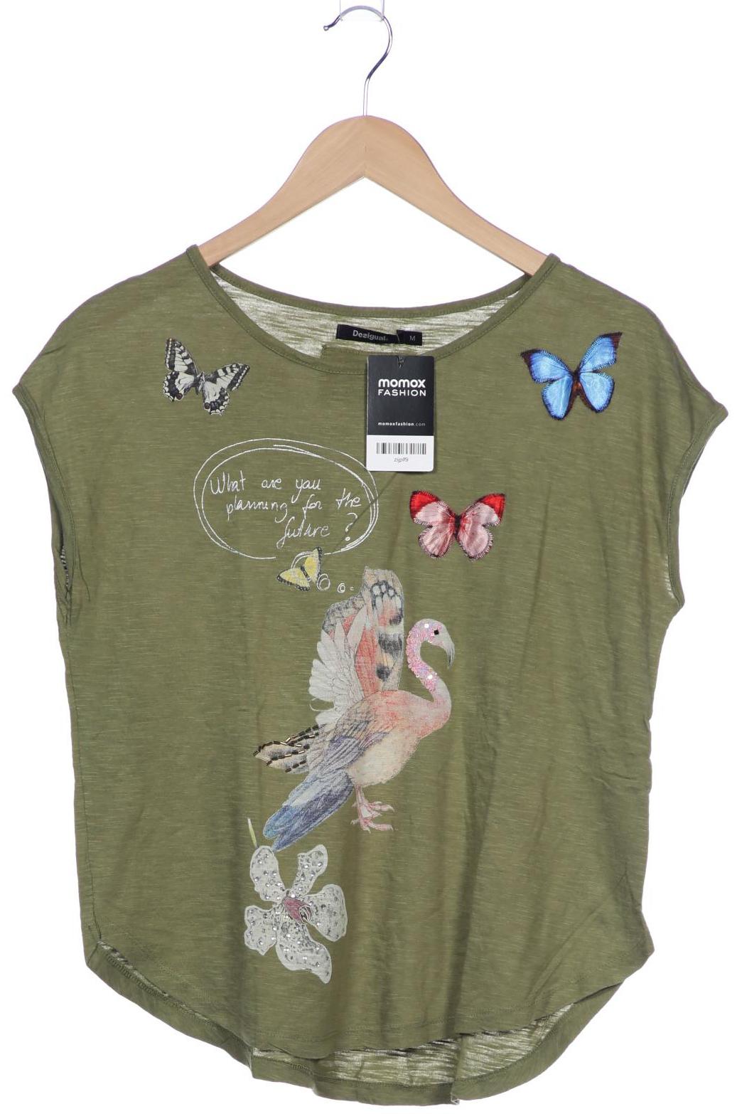 

Desigual Damen T-Shirt, grün, Gr. 38