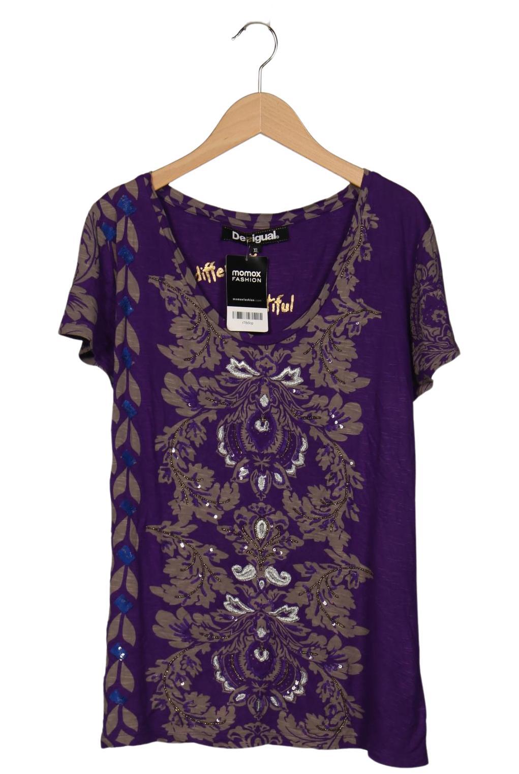 

Desigual Damen T-Shirt, flieder, Gr. 44