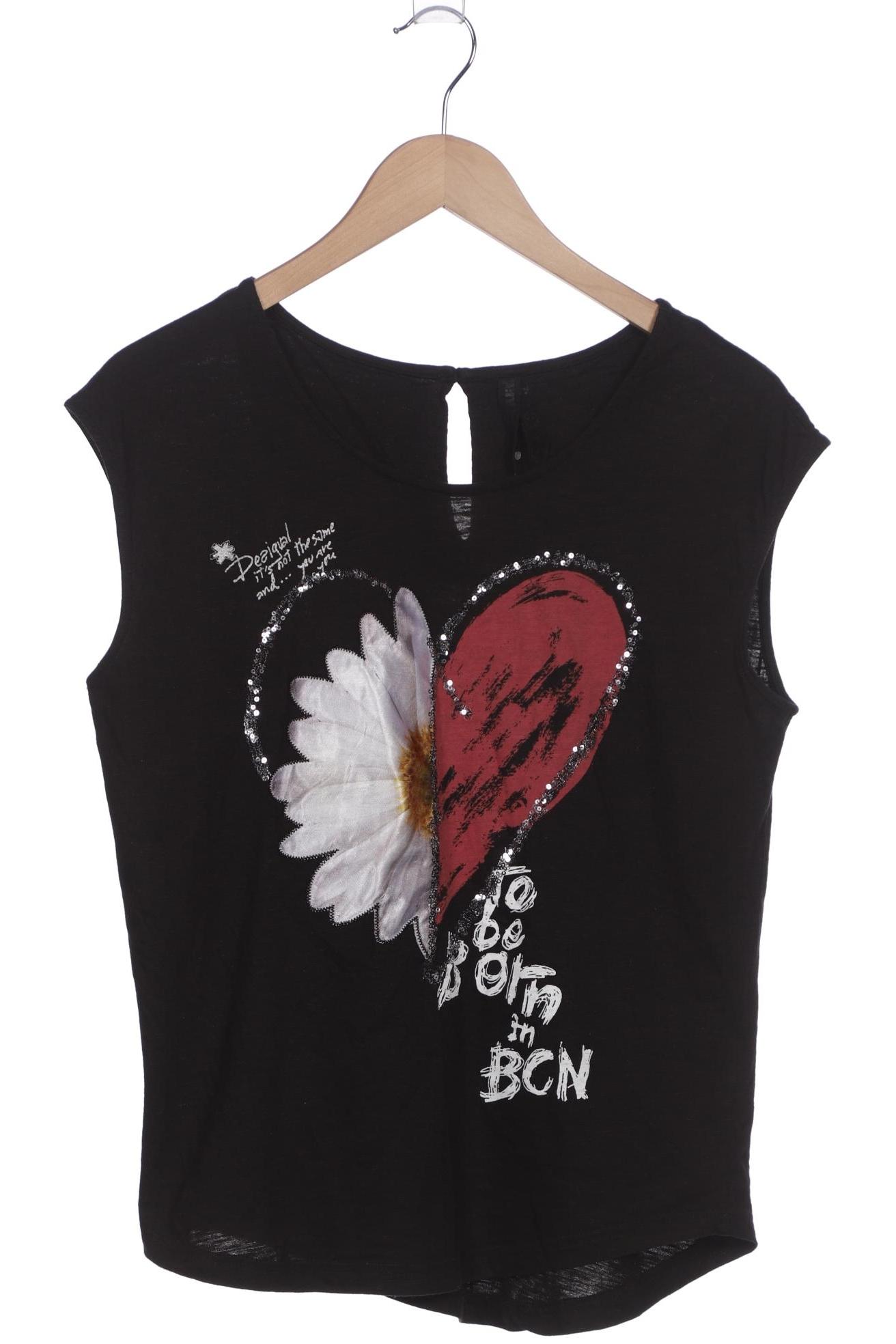 

Desigual Damen T-Shirt, schwarz, Gr. 36