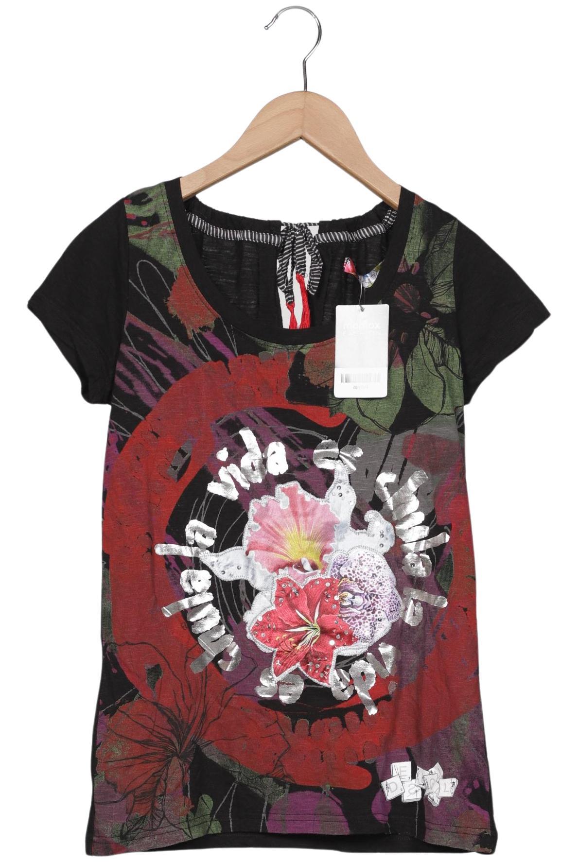 

Desigual Damen T-Shirt, schwarz, Gr. 36